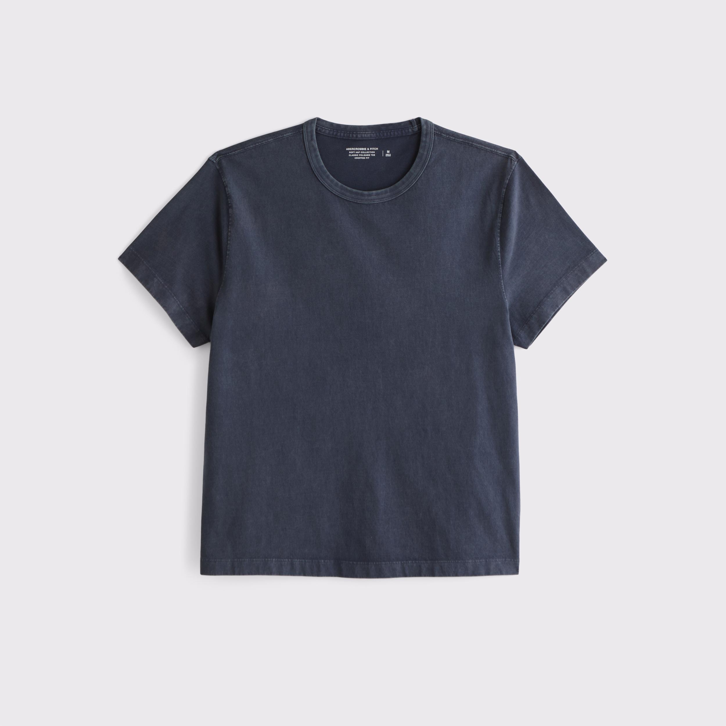 Classic Polished Cropped Tee Product Image