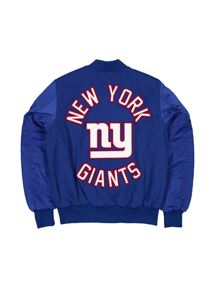 NEW YORK GIANTS X ALPHA X NEW ERA MA-1 BOMBER JACKET Product Image