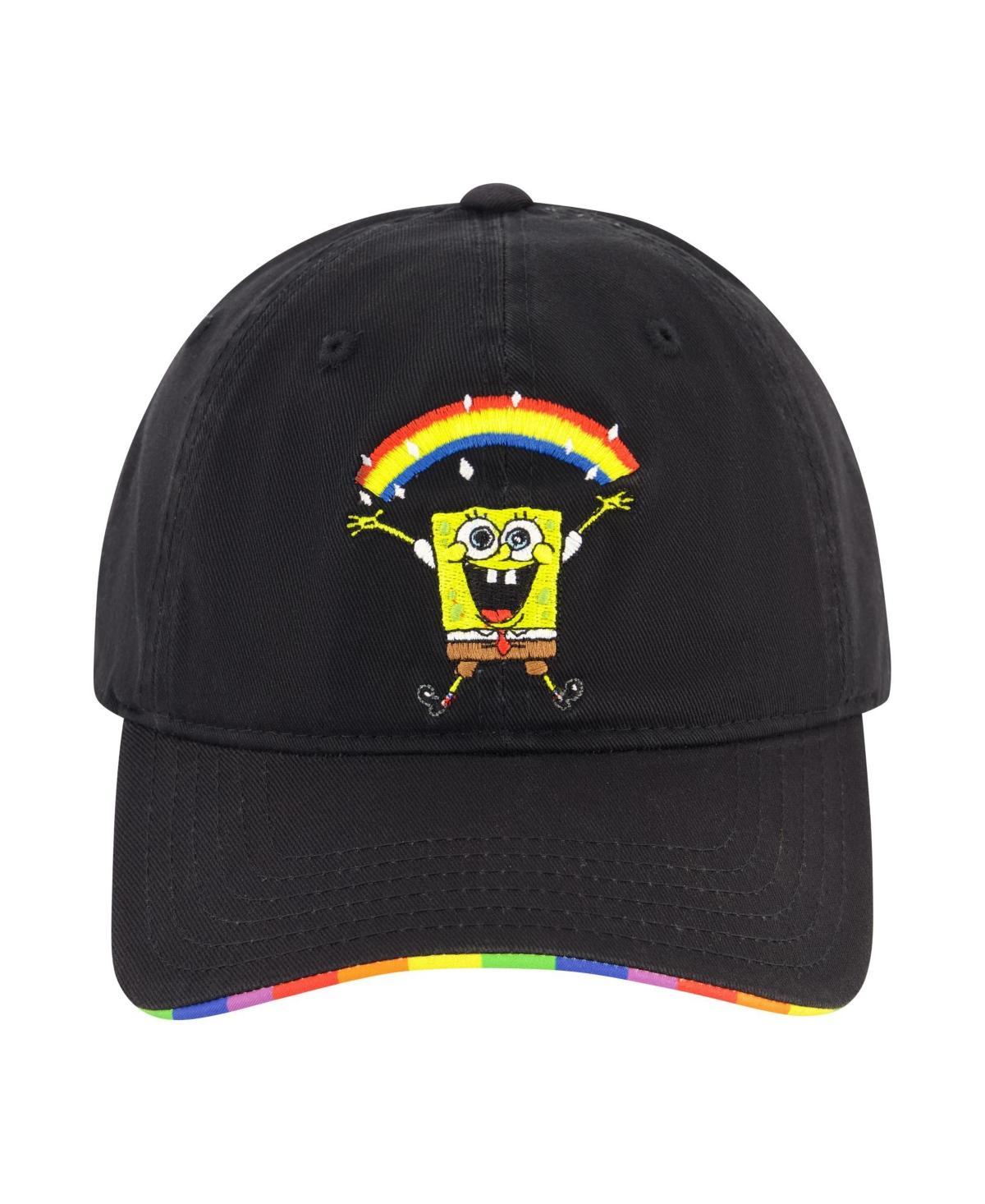 Mens SpongeBob SquarePants Imagination Rainbow Underbrim Print Dad Cap Product Image