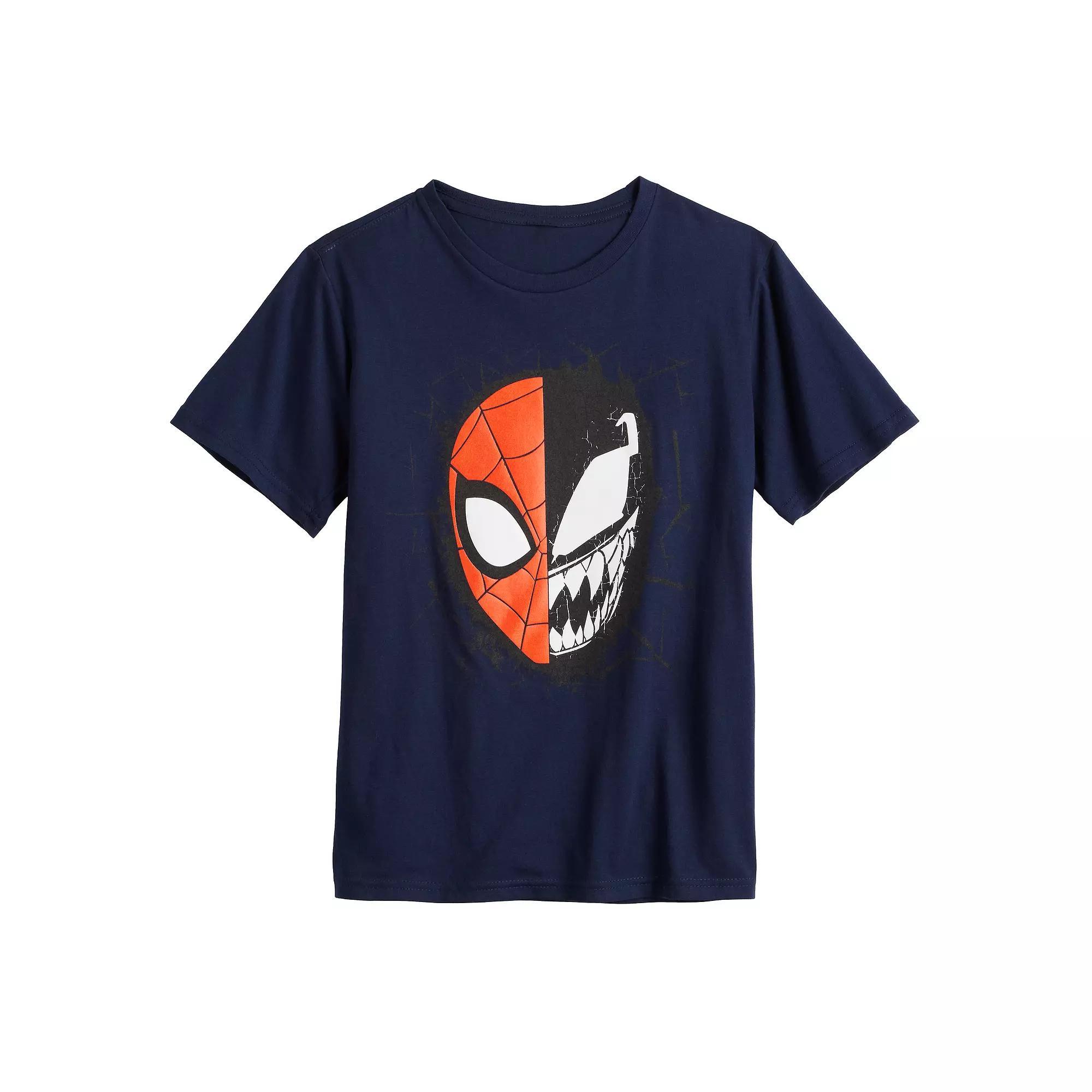 Boys 8-20 Marvel's Spider-Man & Venom Split Faces Graphic Tee, Boy's,  Product Image