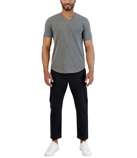 Goodlife Sun-Faded Slub Scallop Short-Sleeve V-Neck T-Shirt Product Image