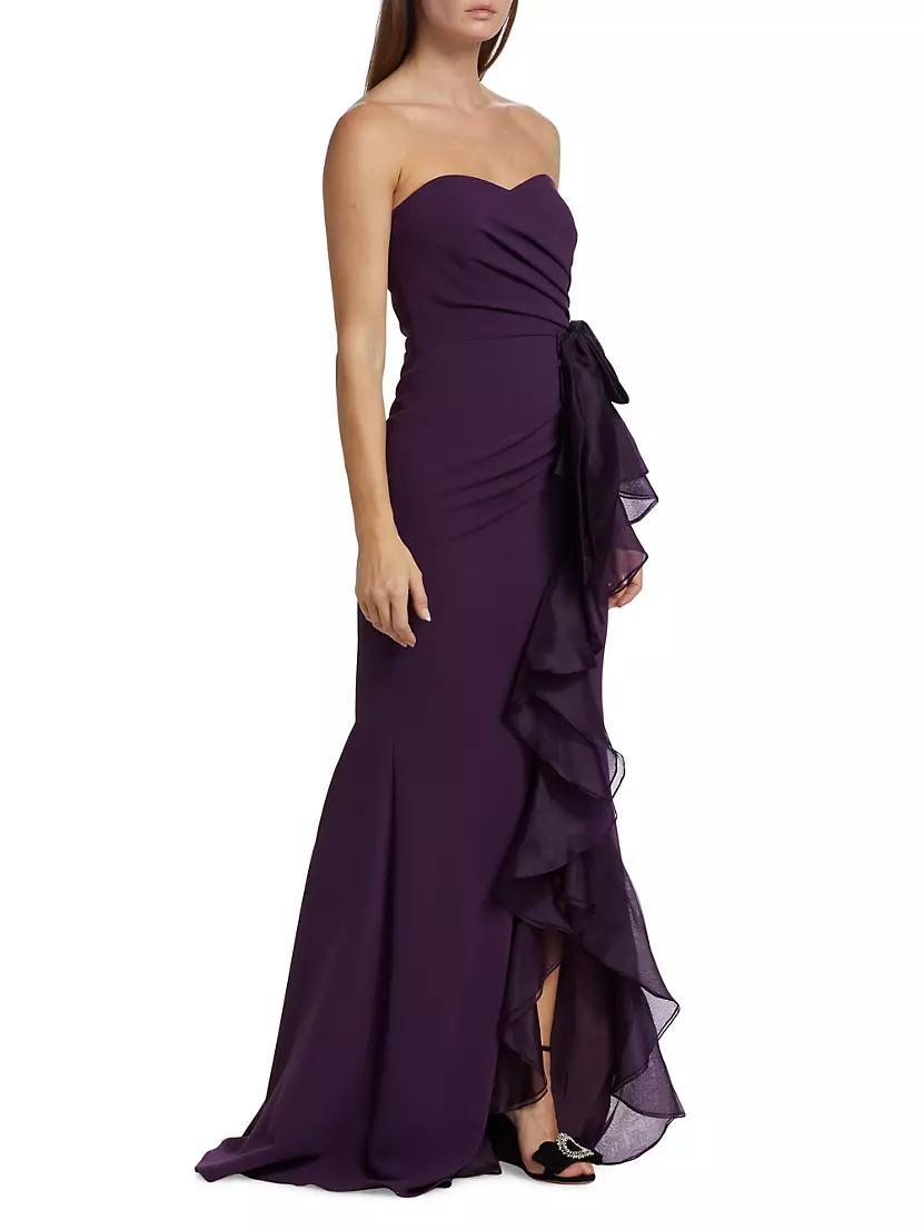 Ruffle Floor-Length Gown Product Image