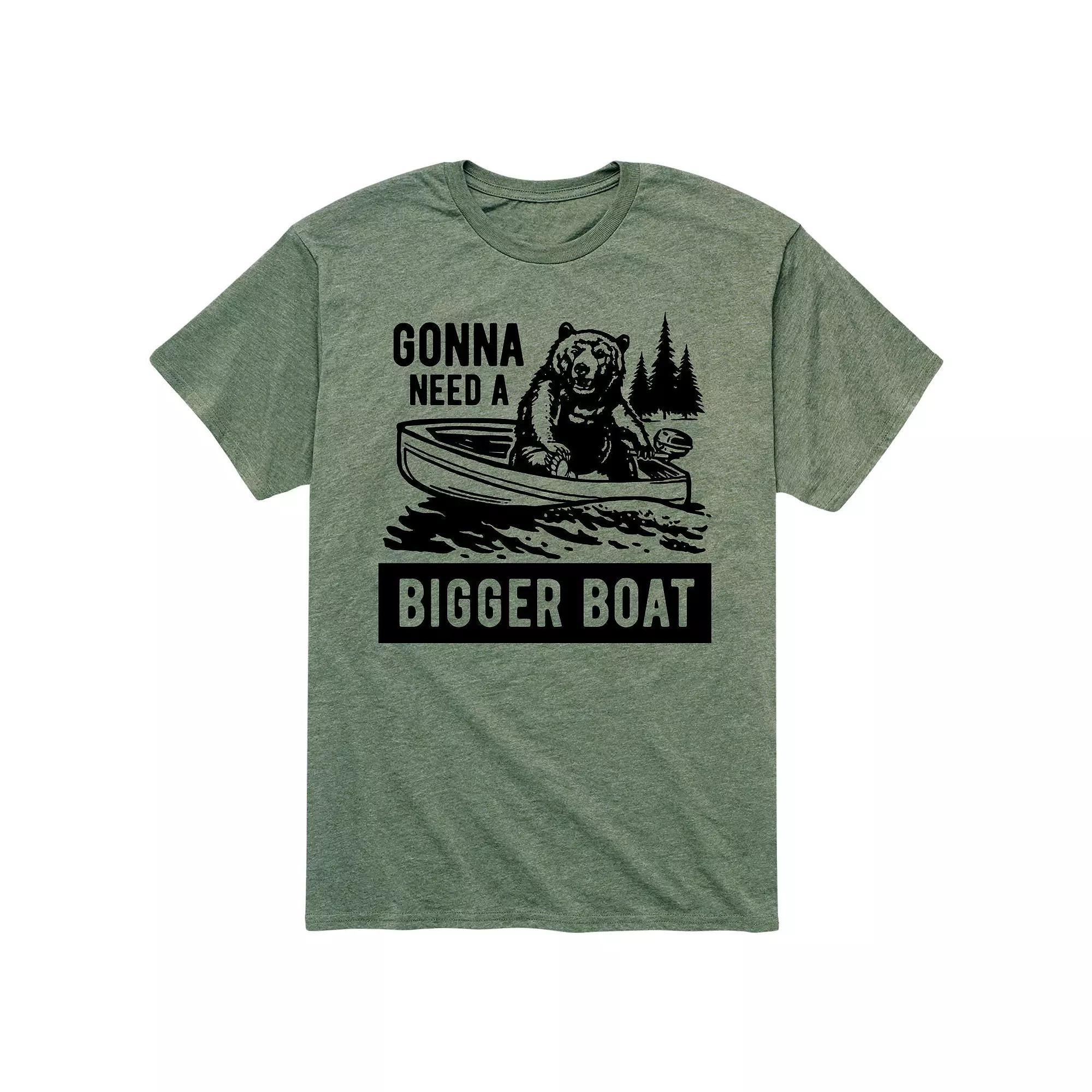 Men's "Gonna Need A Bigger Boat" Bear Tee,  Product Image