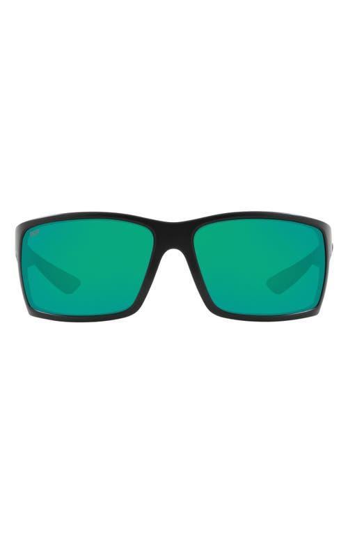 Costa Reefton Blackout Polarized Mirrored Rectangle Sunglasses Product Image