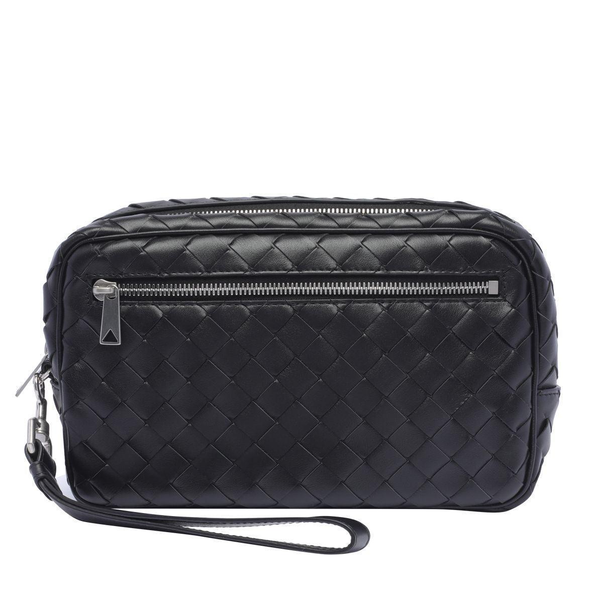 BOTTEGA VENETA Leather Pouch In Black Product Image