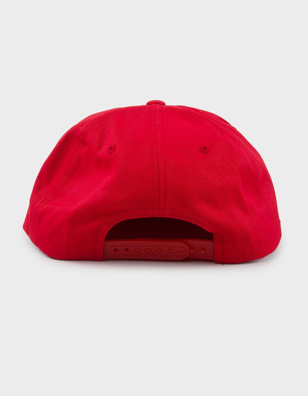 BRIXTON Tradesman Snapback Hat - RED COMBO Product Image