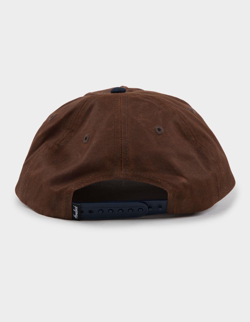 HEMLOCK HAT CO. Palomar 5 Panel Snapback Hat - BROWN Product Image