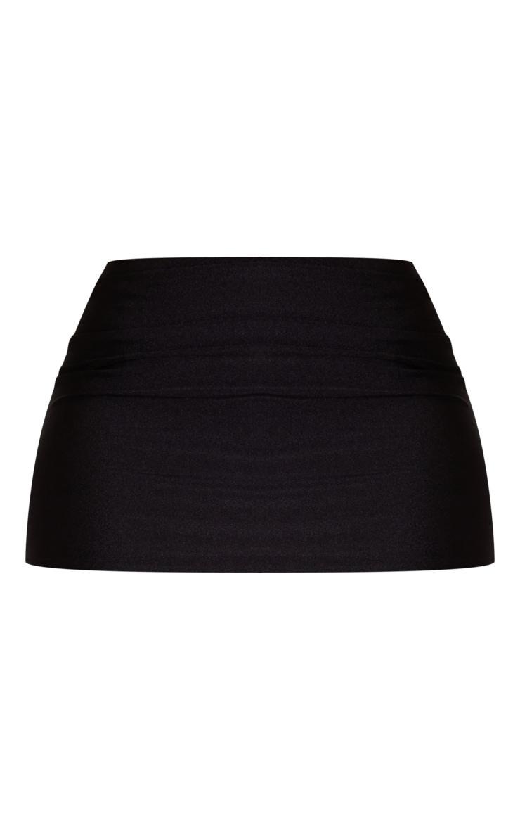 Shape Black Disco Sculpt Micro Mini Skirt Product Image