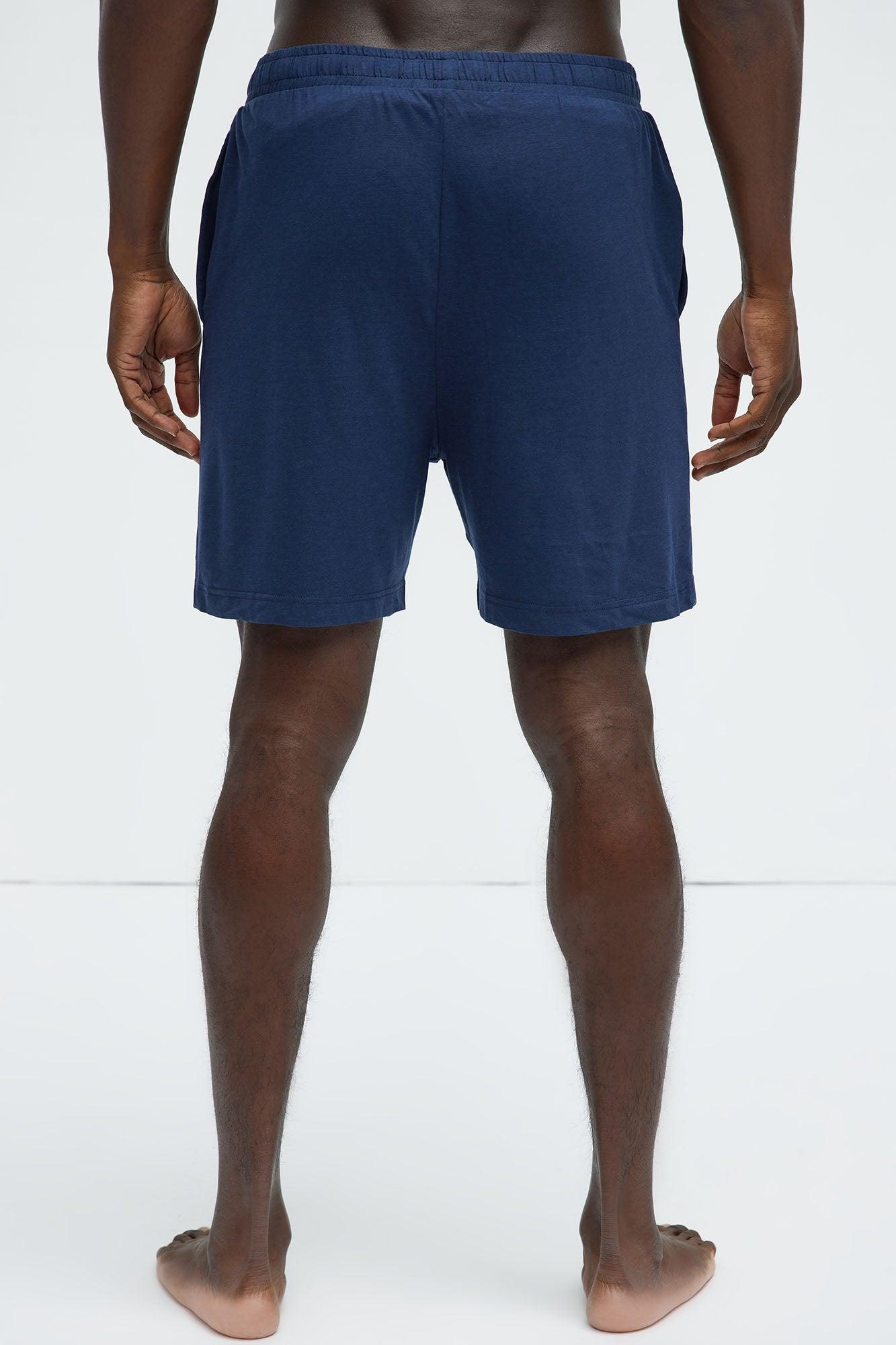 Essential Modal Lounge Shorts - Navy Product Image