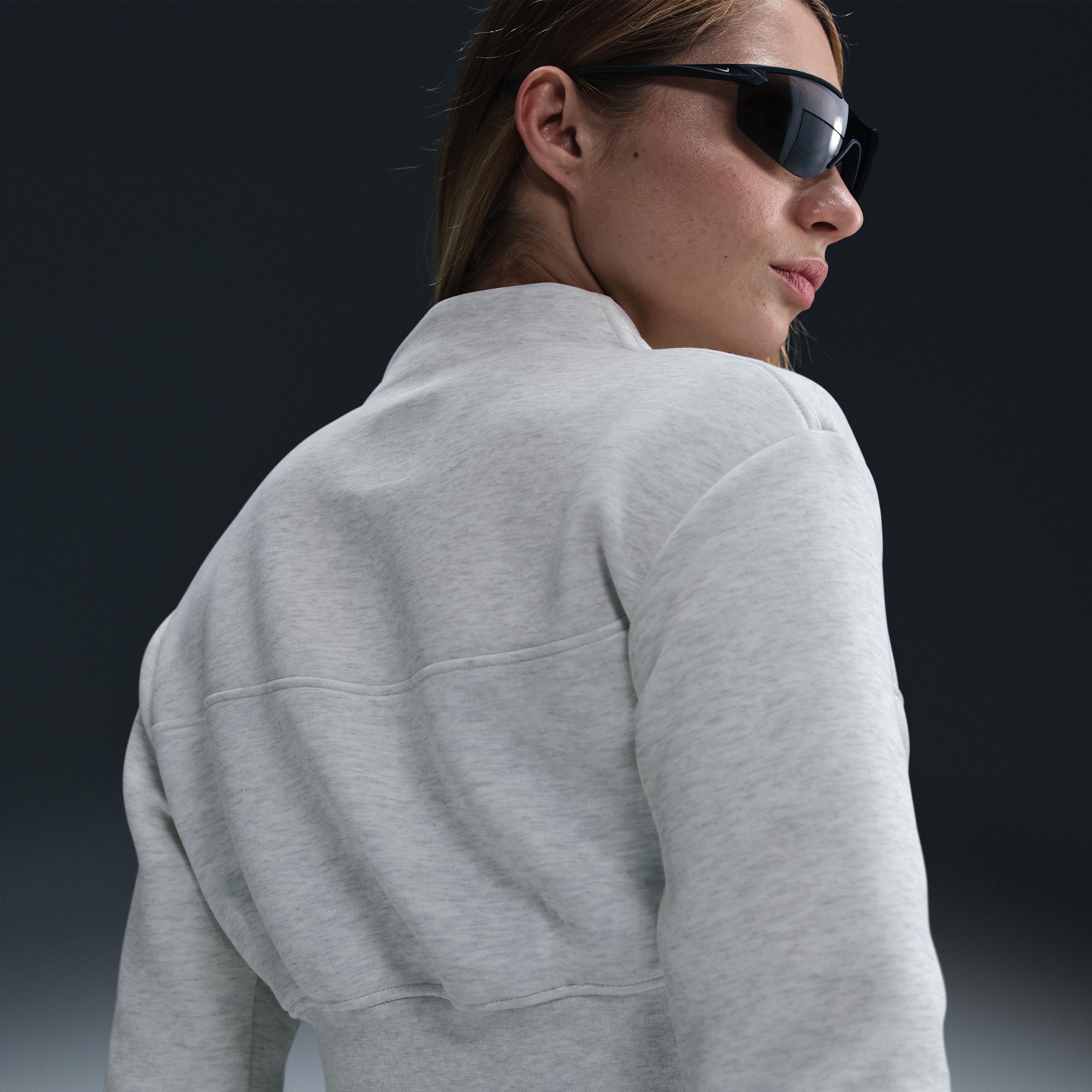 Nike Sportswear Tech Fleece Women's Cropped 1/2-Zip Top Product Image