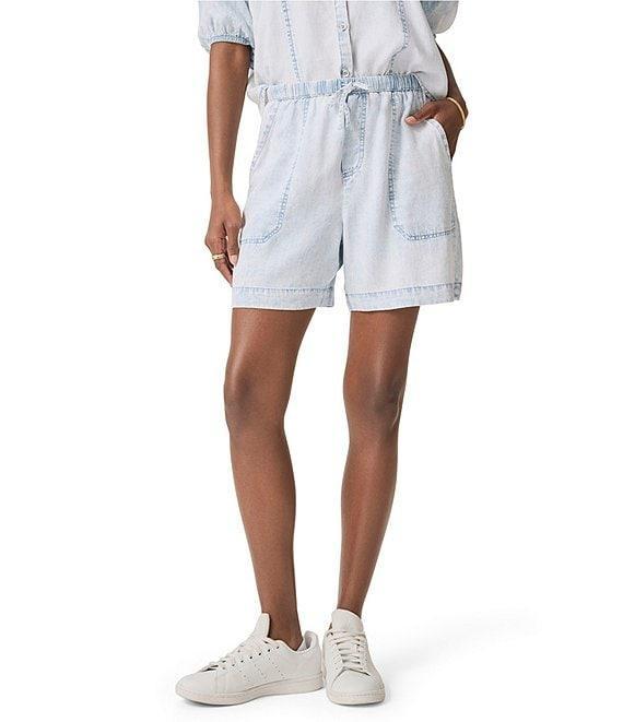 Splendid Angie Indigo Drawstring Shorts Product Image