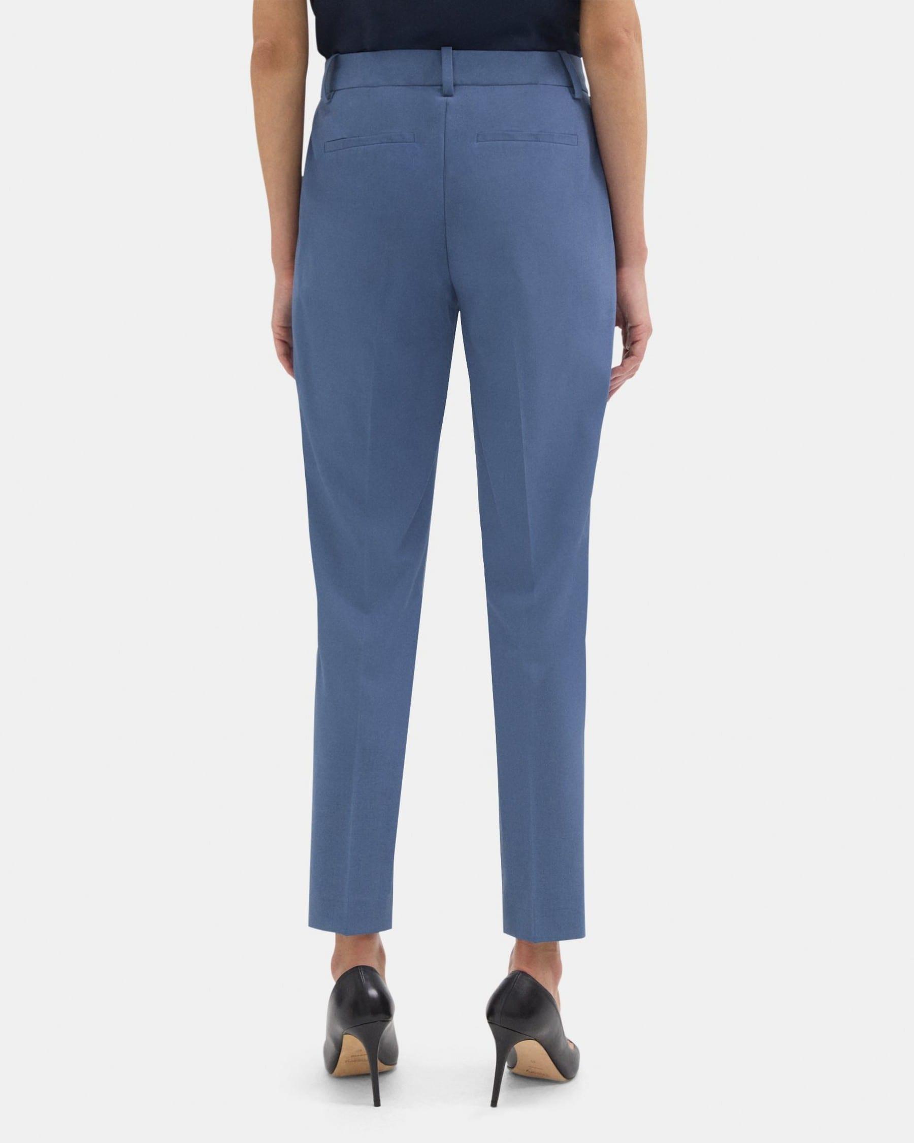 Classic Crop Pant in Sevona Stretch Wool Product Image