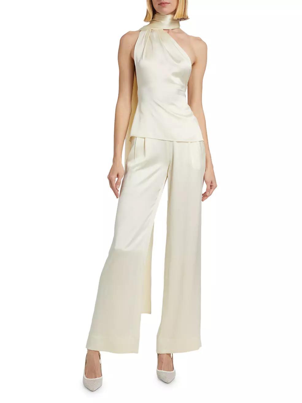 Relaxed Silk Pants Product Image