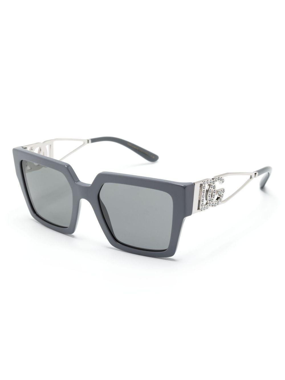 DOLCE & GABBANA Square-frame Sunglasses In Grey Product Image