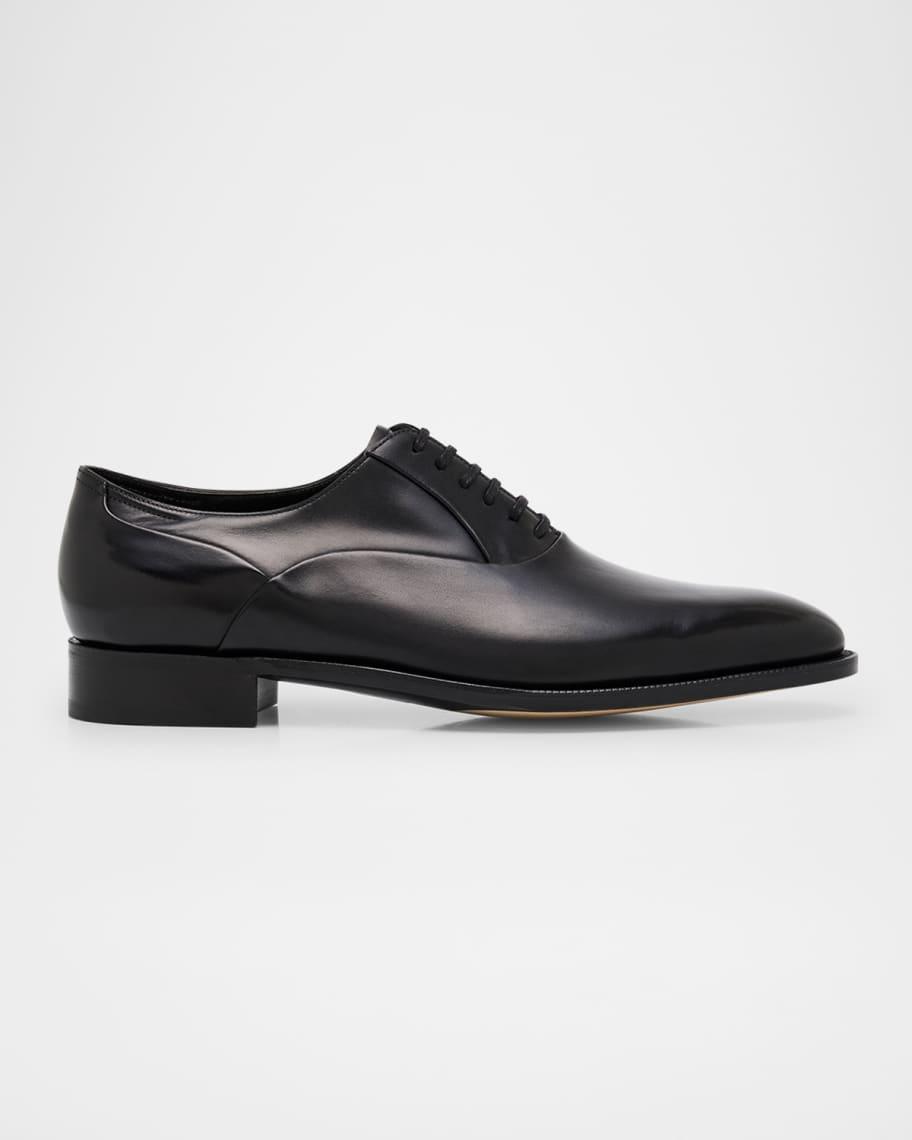 Men's Edgar Leather Oxford Derby Shoes with Shoe Tree Product Image