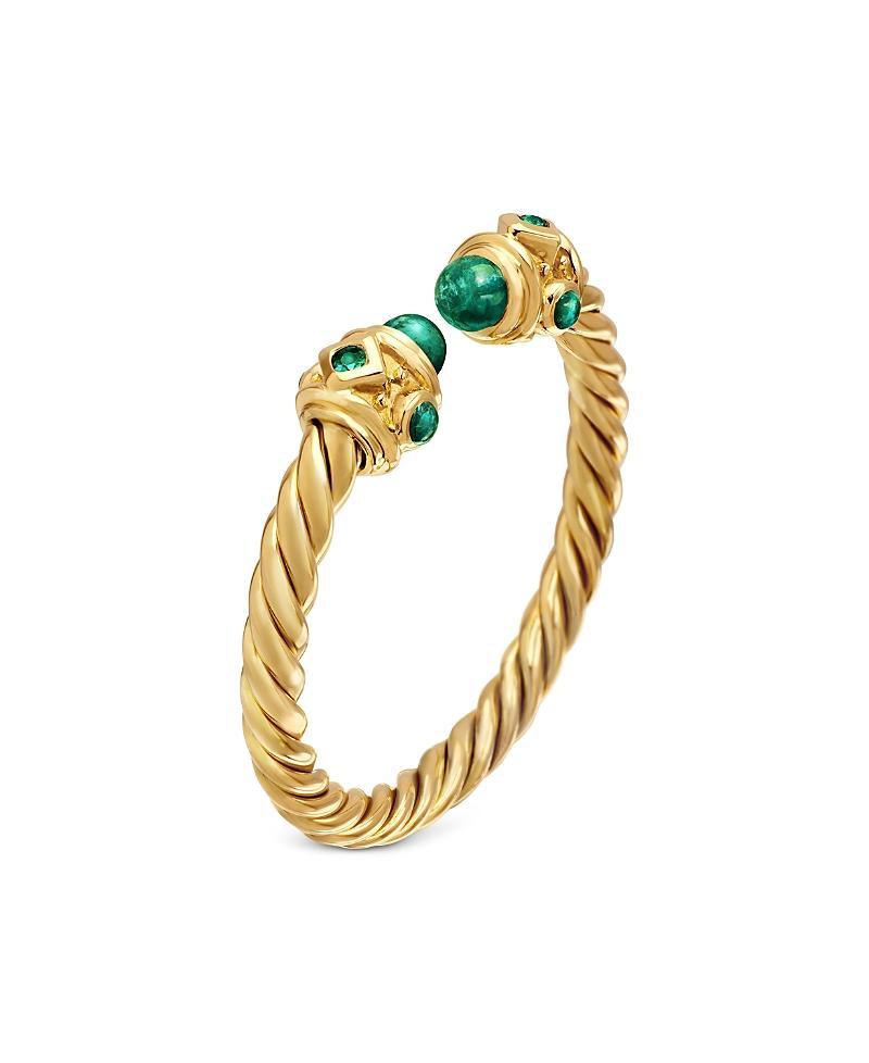 Womens Renaissance Open Ring In 18K Gold With Gemstones Product Image