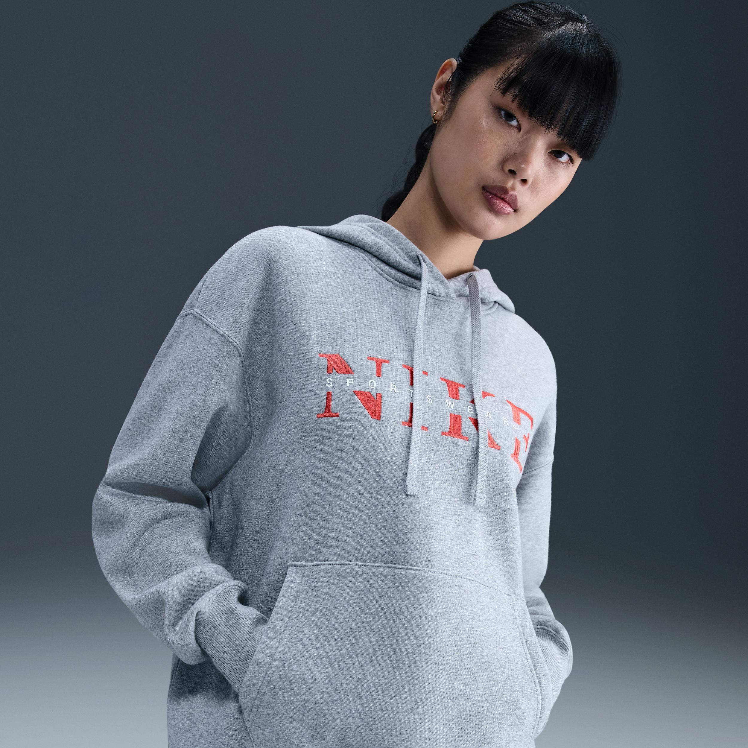Womens Nike Sportswear Phoenix Fleece Oversized Pullover Hoodie | IH4054-063 Product Image