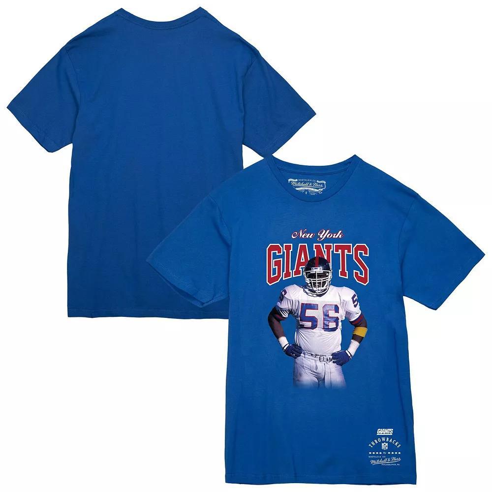 Men's Mitchell & Ness Lawrence Taylor Royal New York Giants Sideline Retired Player T-Shirt,  Product Image