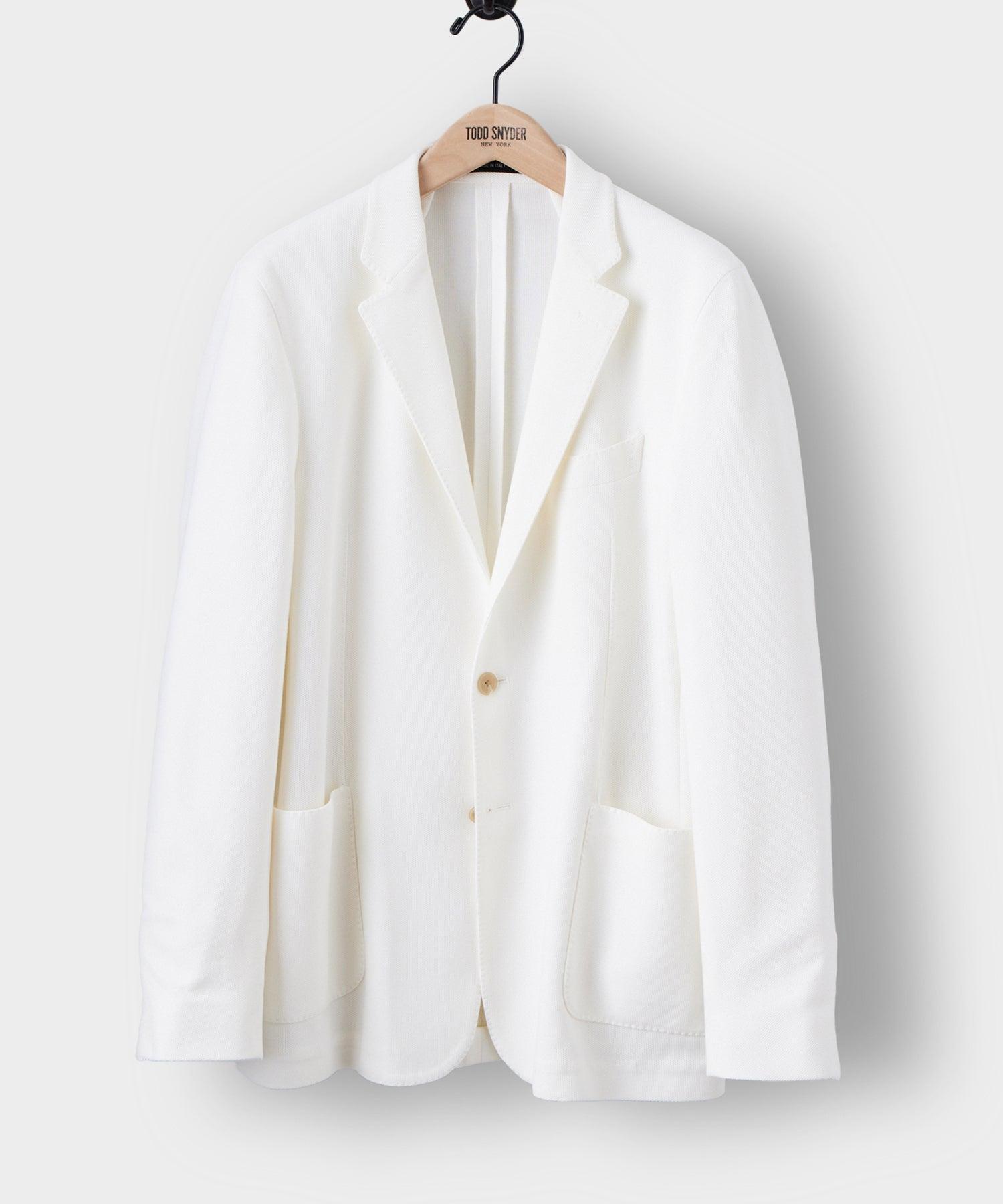 Italian Knit Sport Coat in Birch Product Image