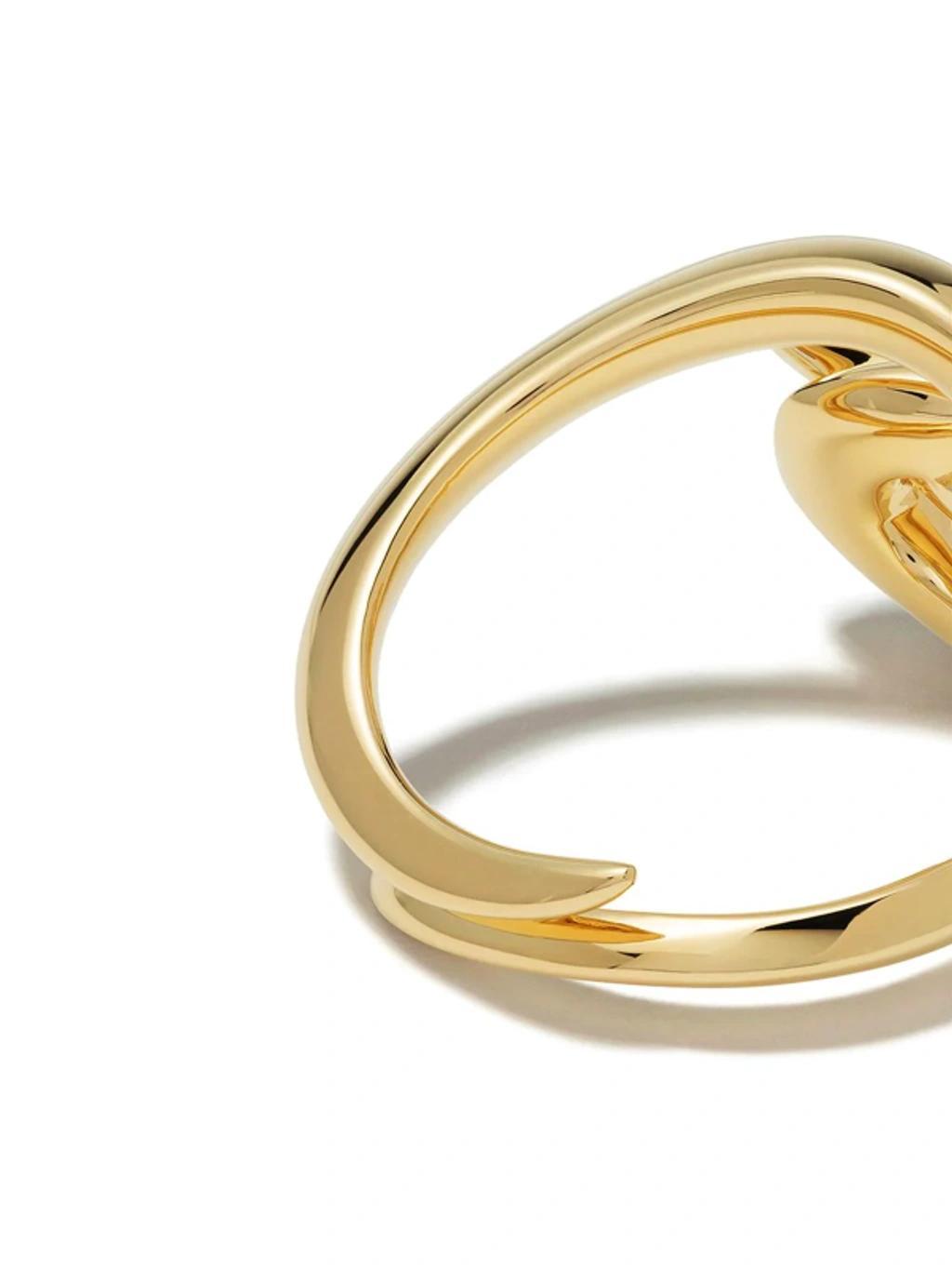 SHAUN LEANE Hook Ring In Gold Product Image