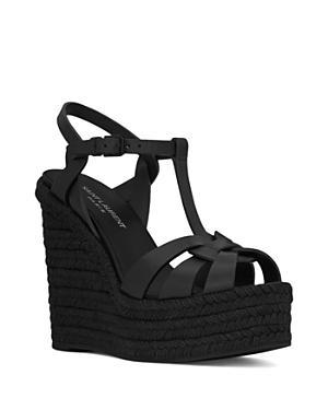 Womens Tribute Leather Espadrille Wedge Sandals Product Image