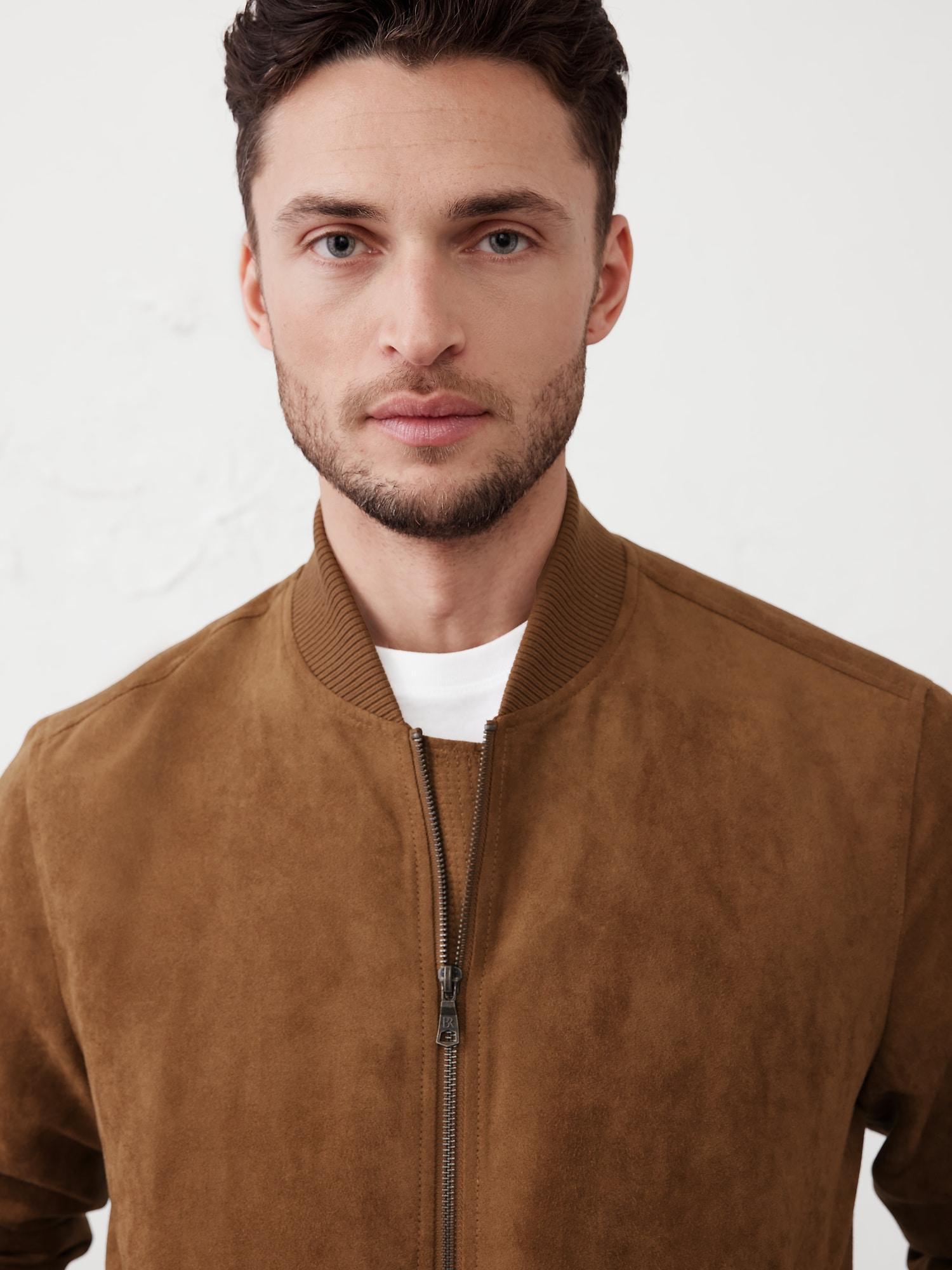Vegan Suede Bomber Product Image