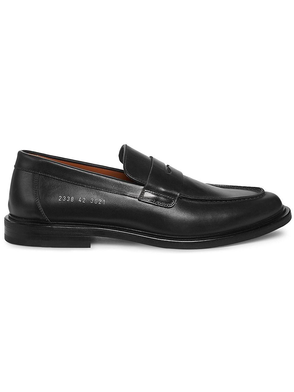 Mens Leather Penny Loafers Product Image