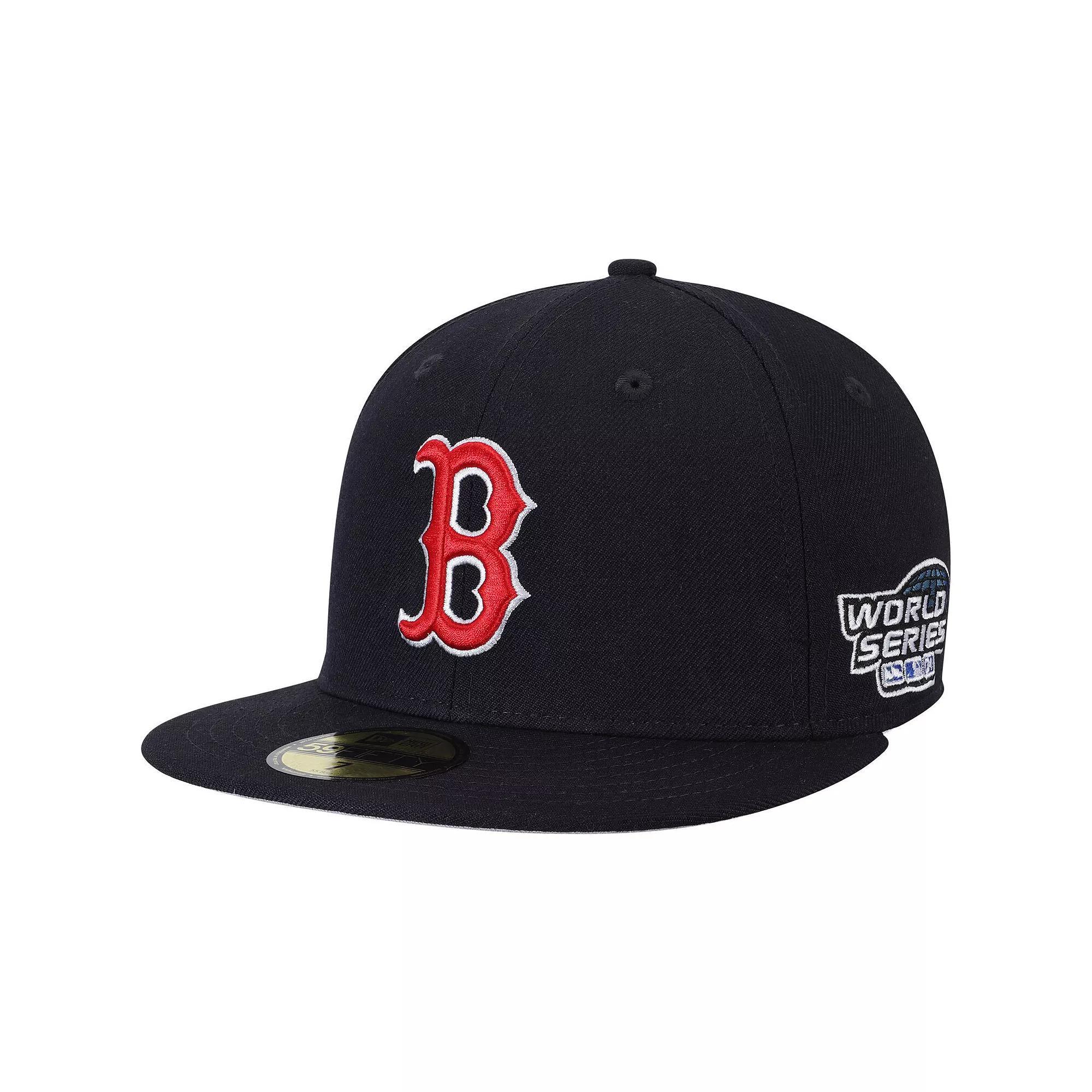 Men's New Era Navy Boston Red Sox 2004 World Series Wool 59FIFTY Fitted Hat, Size: 7 5/8, Blue Product Image