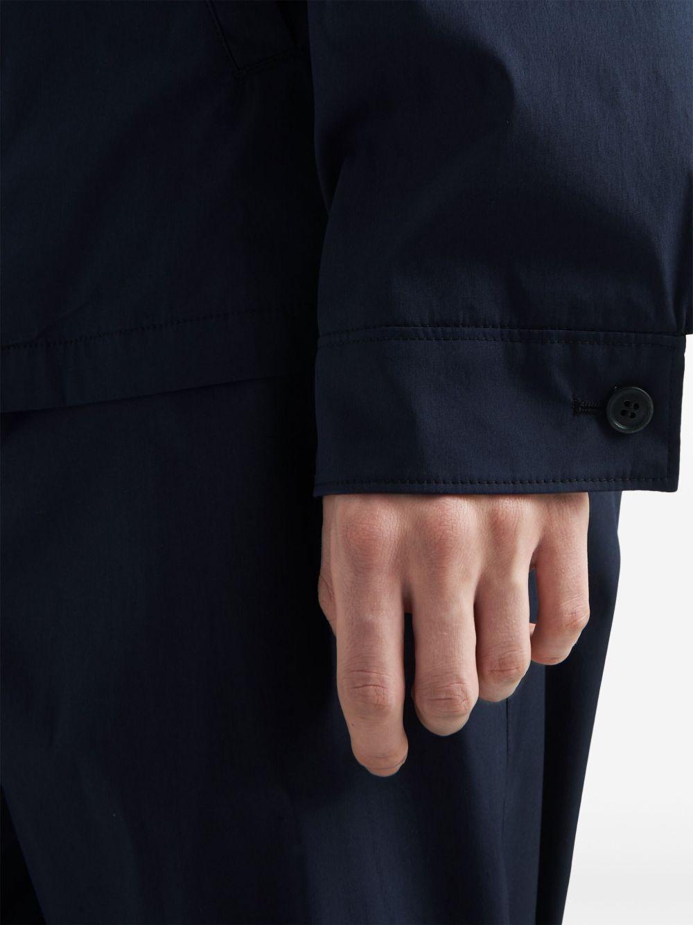 logo-patch cotton jacket  Product Image