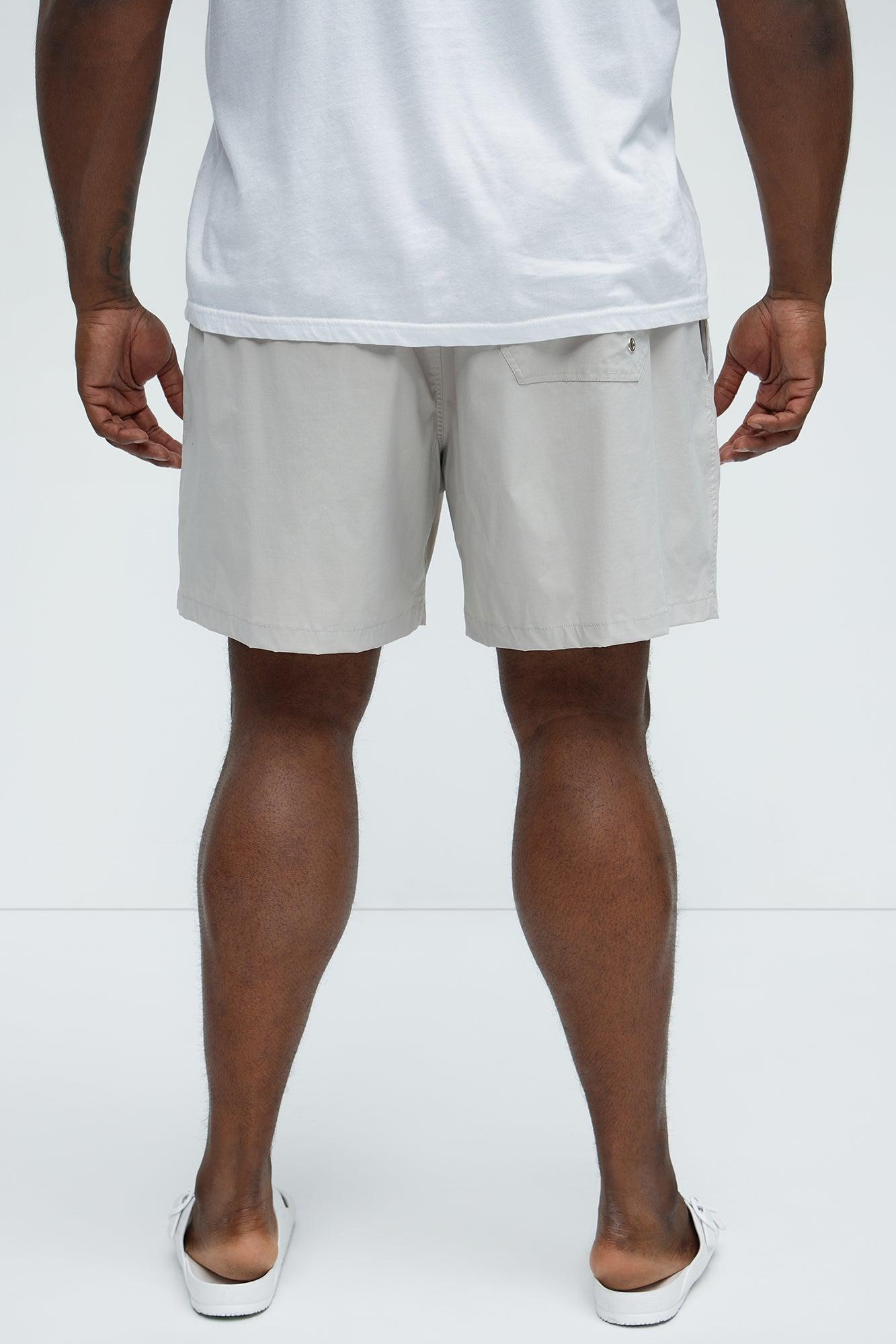 Montez Stretch Swim Trunk Classic - Stone Product Image