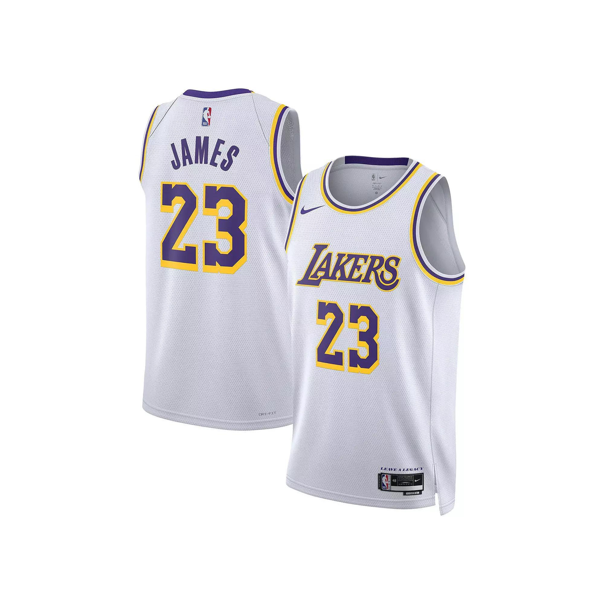 LeBron James Los Angeles Lakers 2022/23 Association Edition Nike Mens Dri-FIT NBA Swingman Jersey | DN2081-103 Product Image