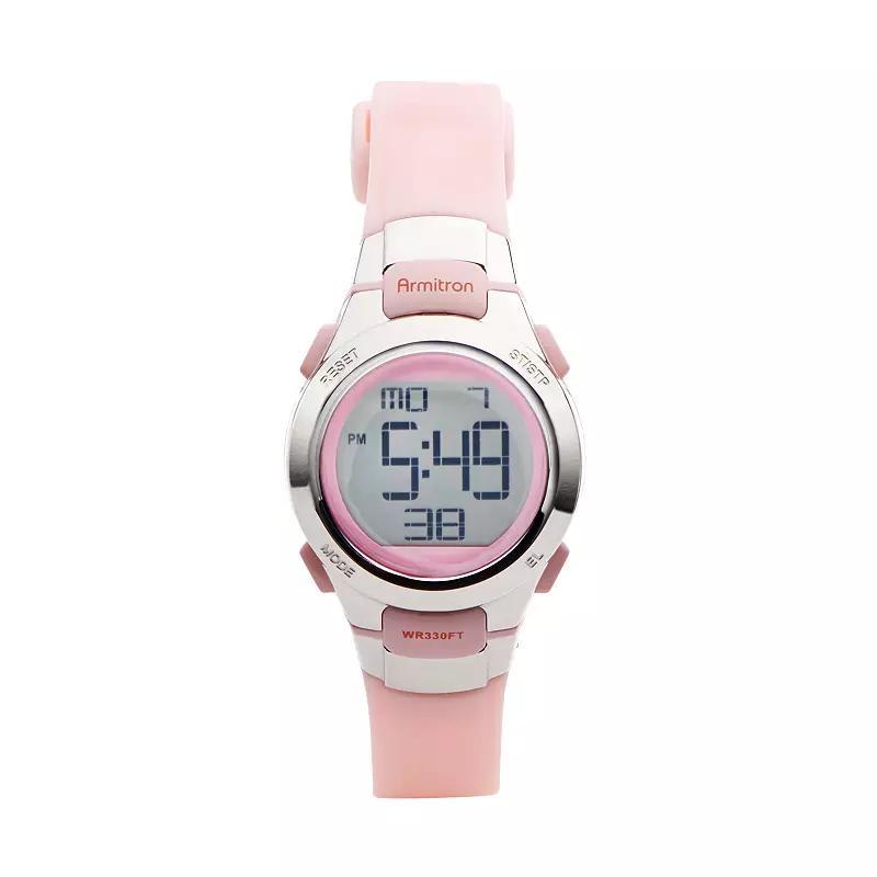 Armitron Womens Digital Chronograph Watch Pink Product Image