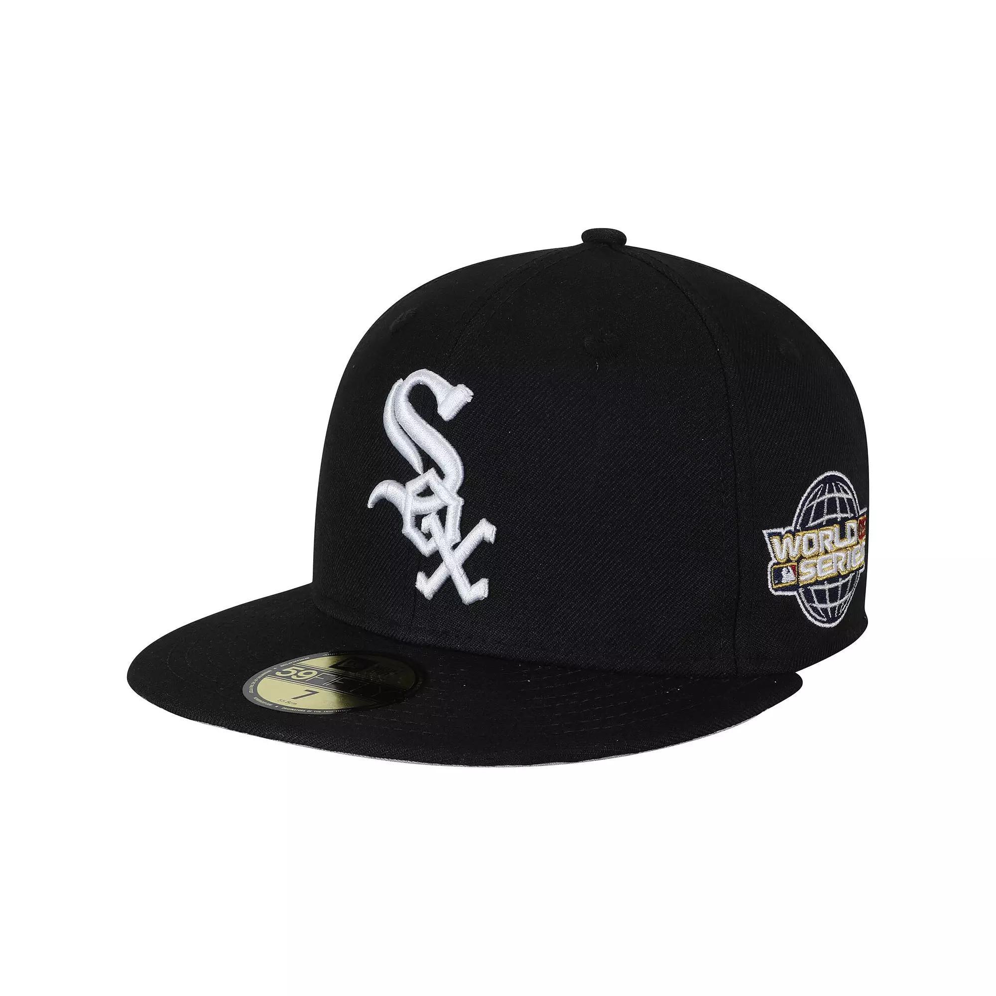 Men's New Era Black Chicago White Sox 2005 World Series Wool 59FIFTY Fitted Hat,  Product Image