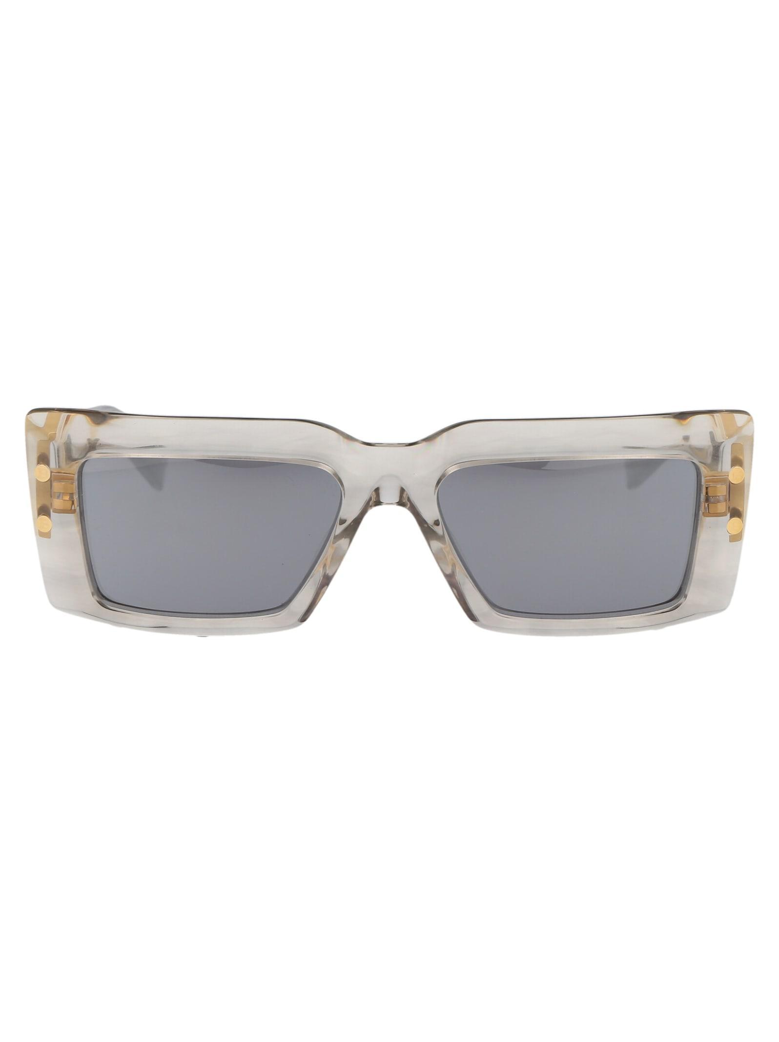 BALMAIN Imperial Sunglasses In 145c Gry - Gld Product Image