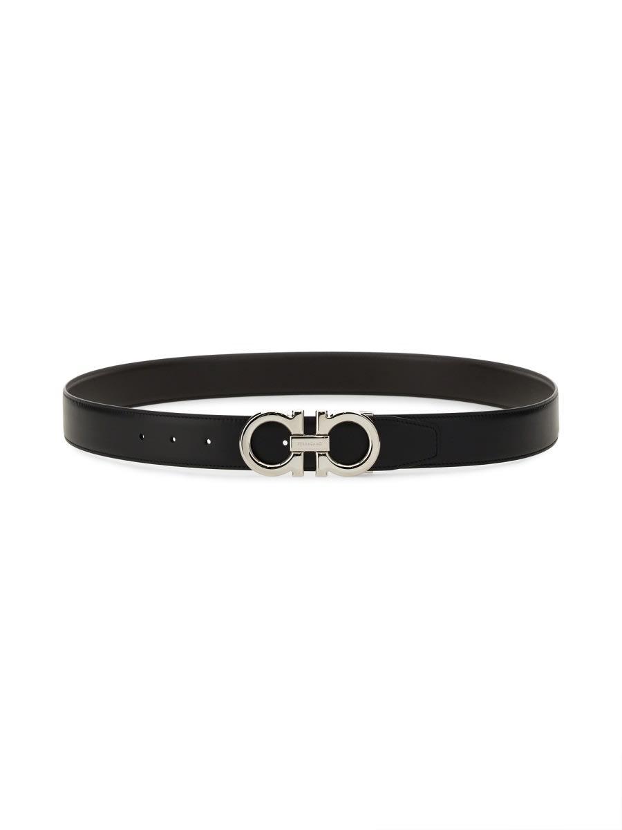 Leather Belt In Black Product Image