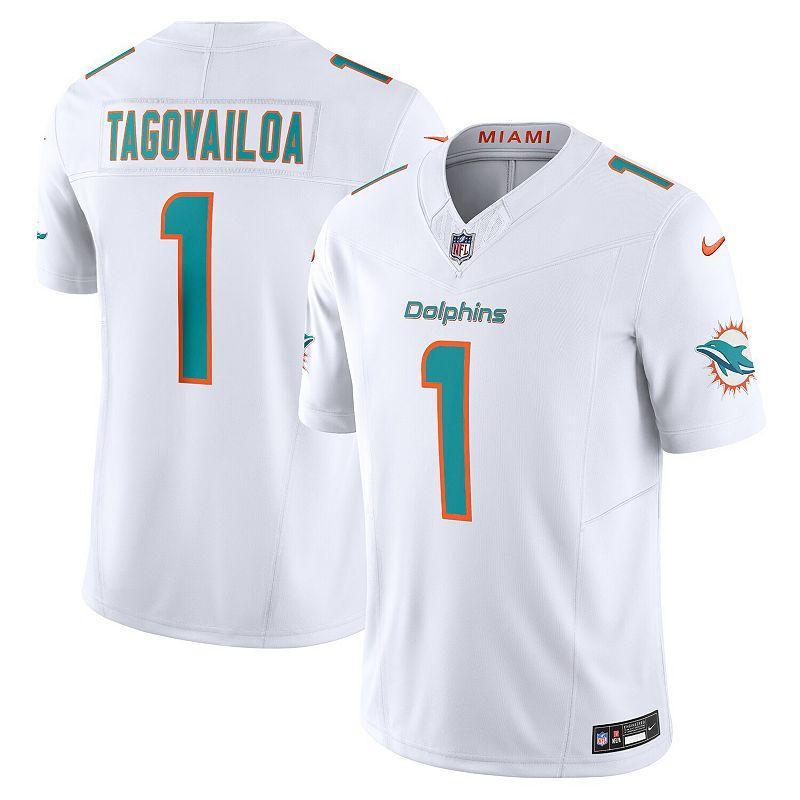 Men's Nike Tua Tagovailoa White Miami Dolphins Vapor F.U.S.E. Limited Jersey, Size: 3XL Product Image