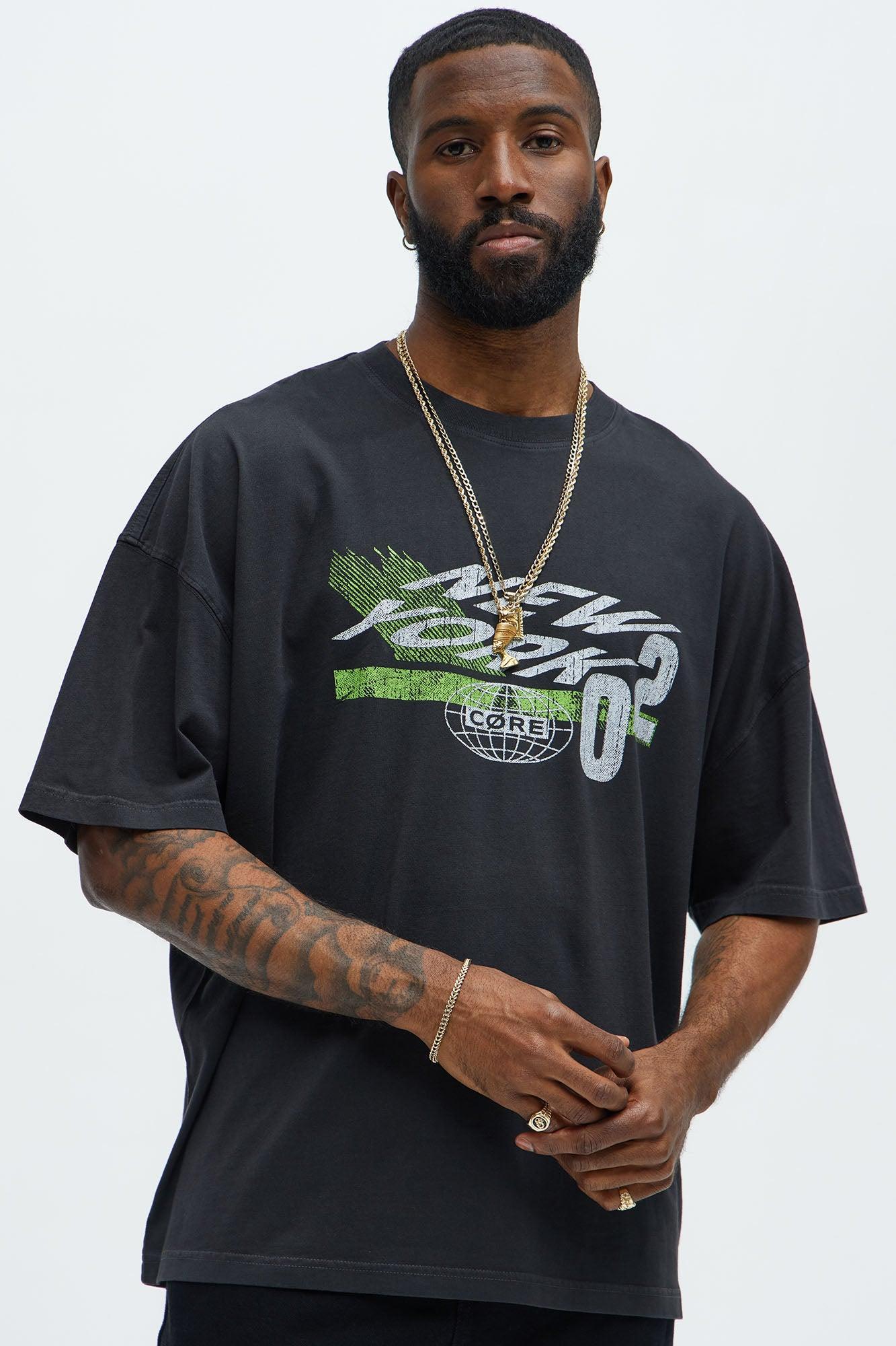 New York Core Oversized Short Sleeve Tee - Black Product Image