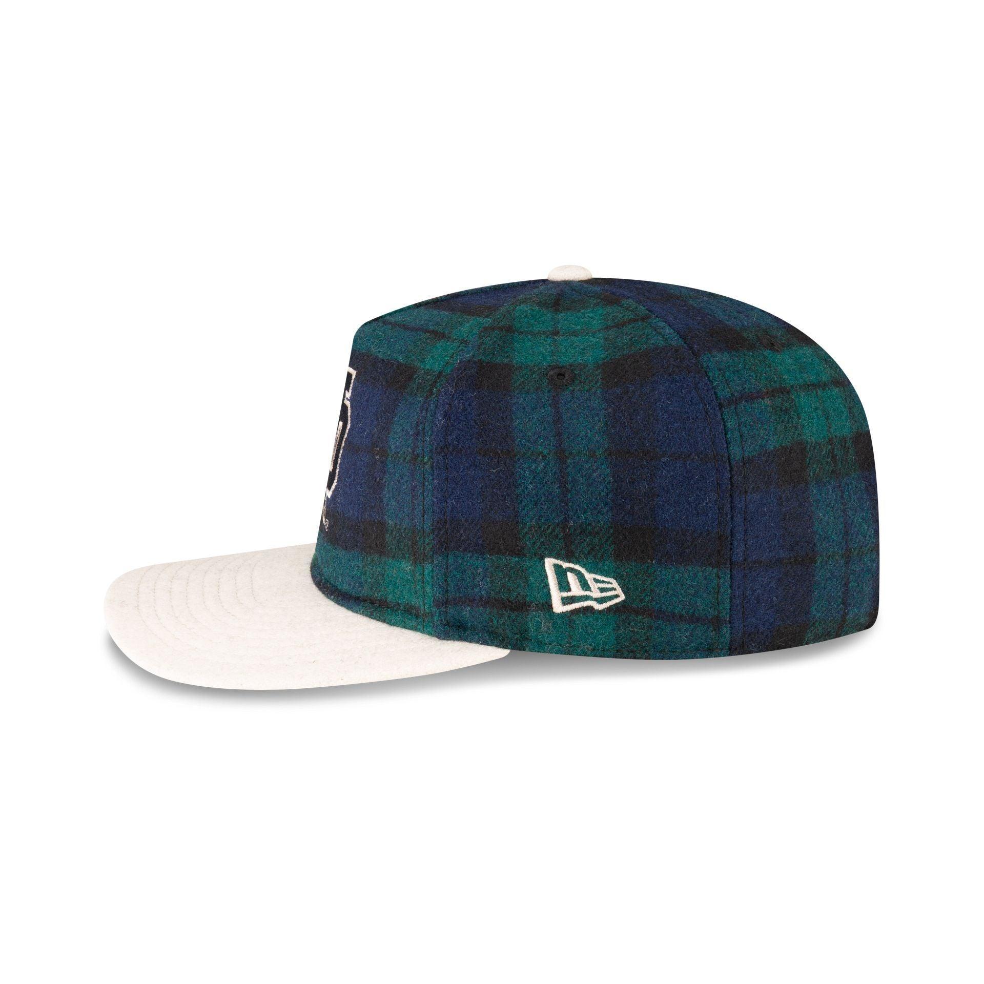 Notre Dame Fighting Irish Plaid Letterman 19TWENTY Adjustable Hat Male Product Image