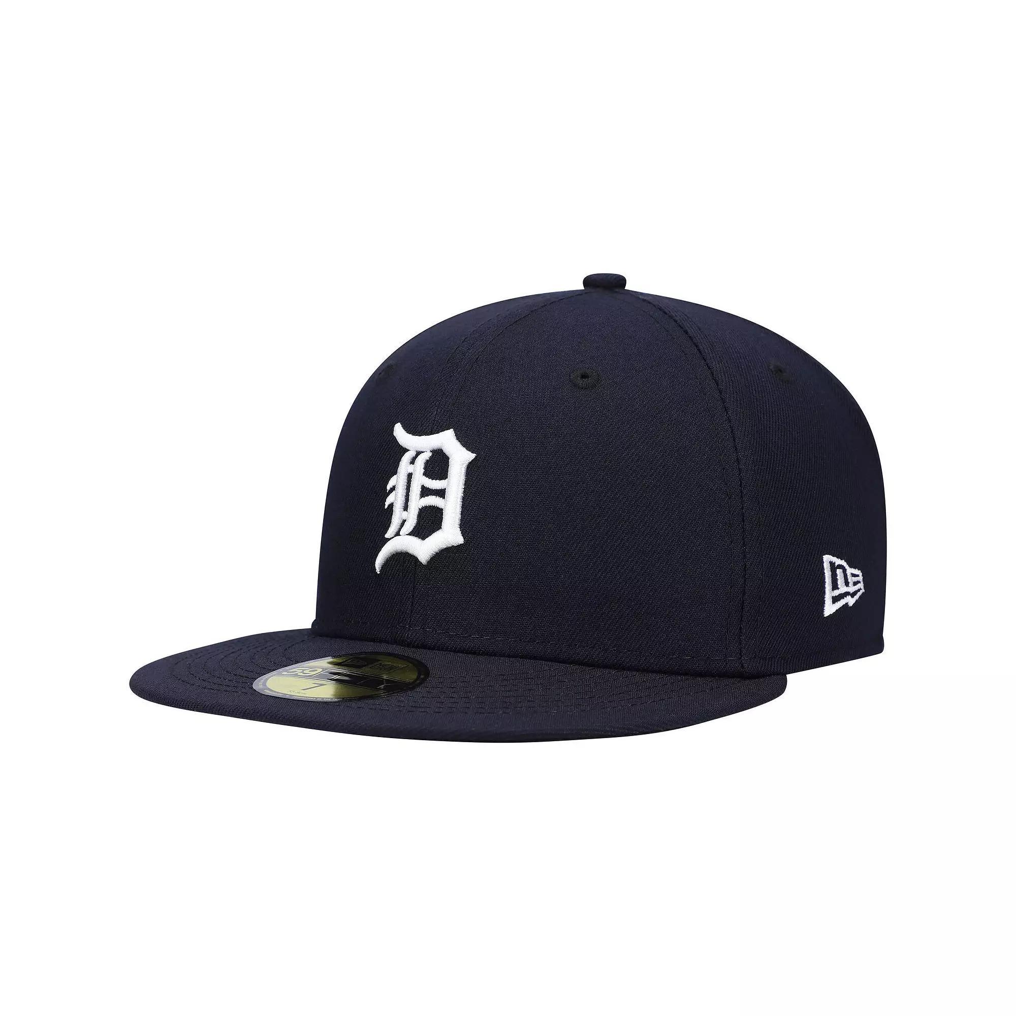 Men's New Era Navy Detroit Tigers Authentic Collection On-Field Home 59FIFTY Fitted Hat,  Product Image