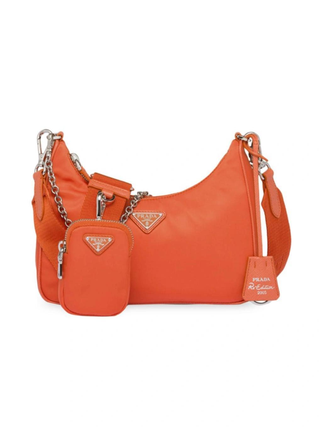 PRADA Re-edition 2005 Shoulder Bag In Orange Product Image