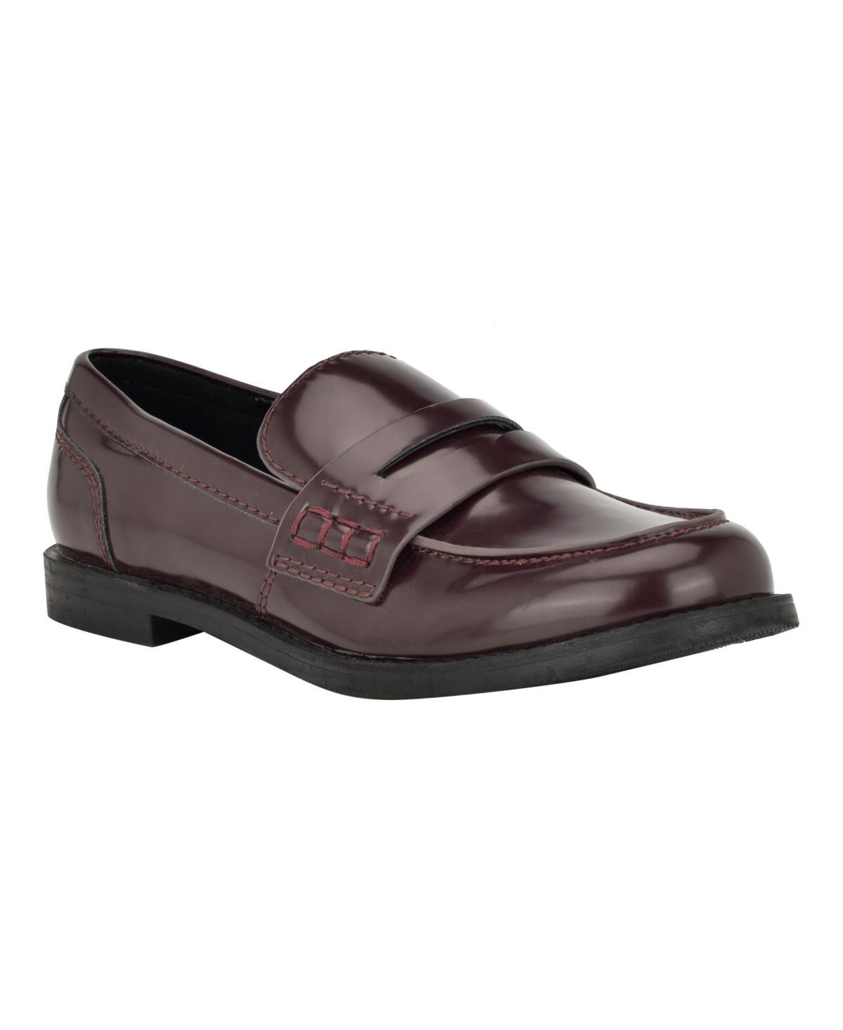 Calvin Klein Womens Farrel Slip-On Penny Loafers Product Image