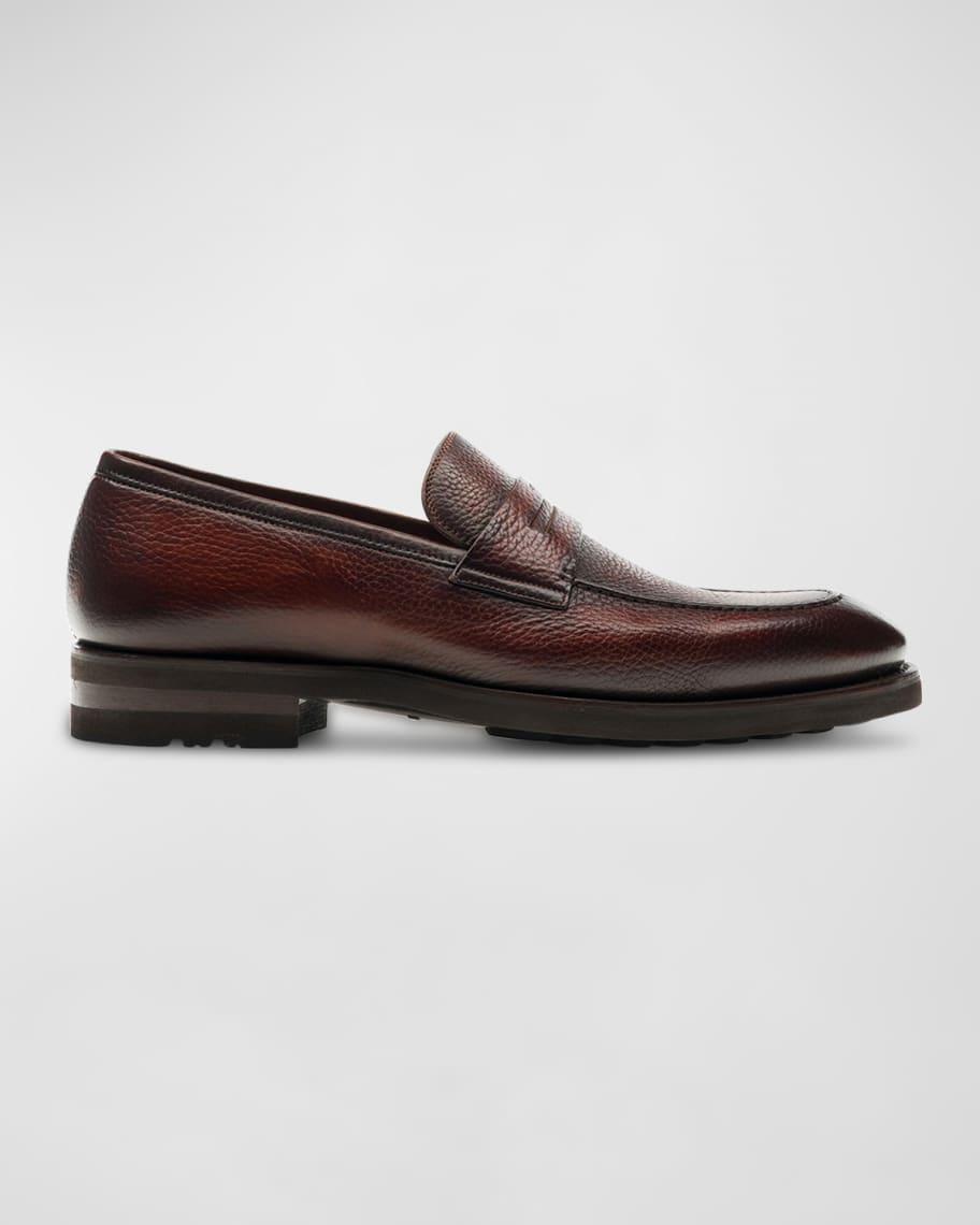 Mens Matlin III Leather Penny Loafers Product Image