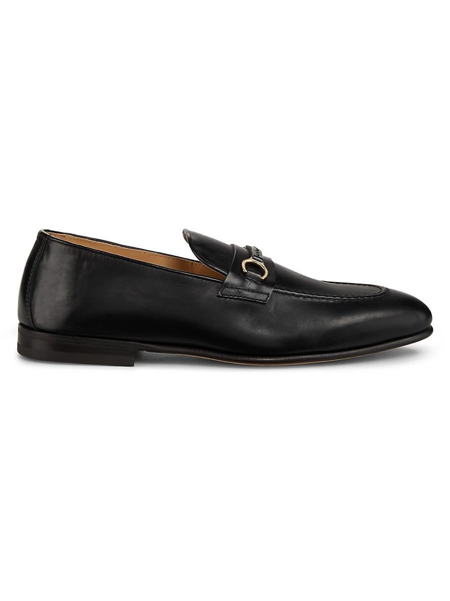 Mens Bit Leather Loafers Product Image