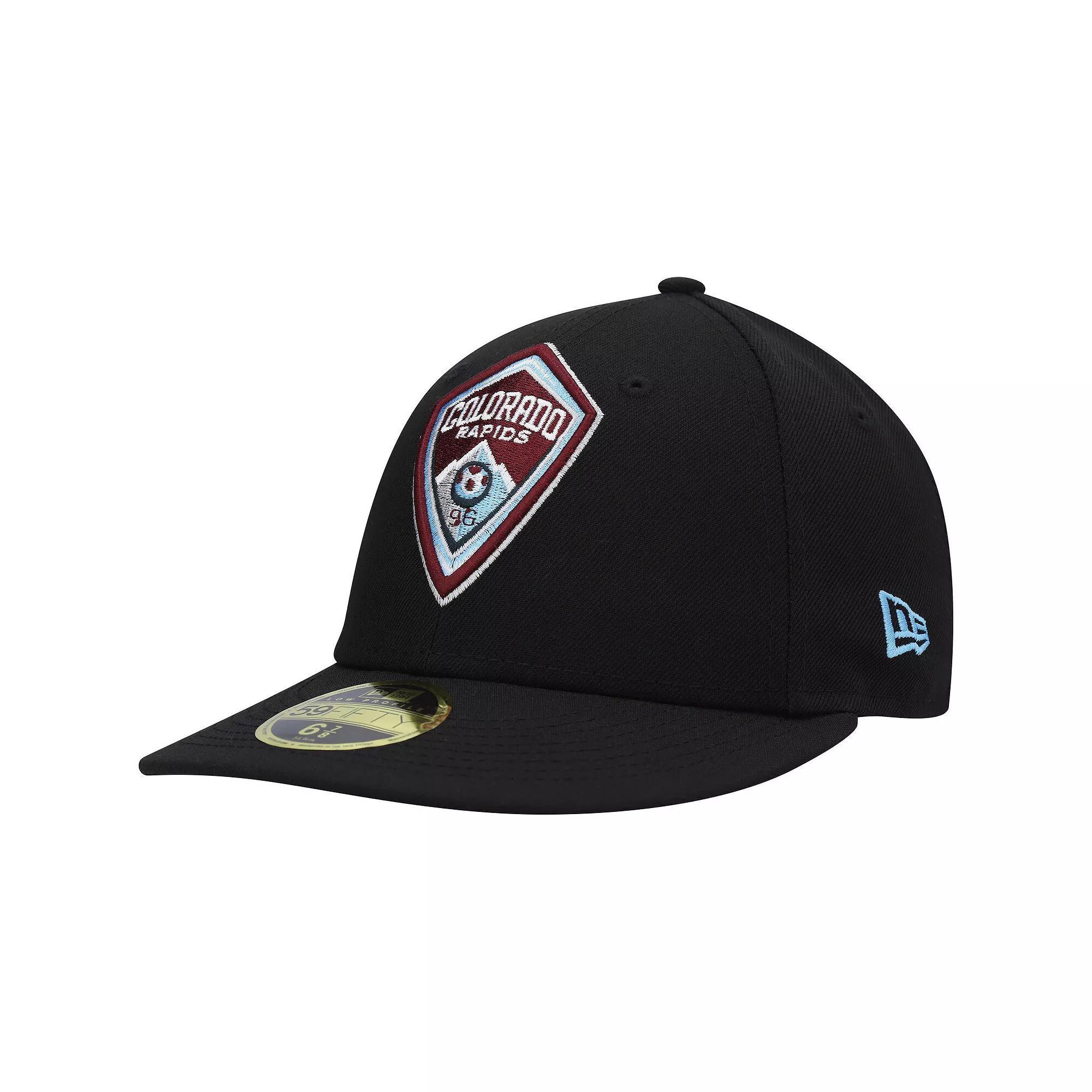 Men's New Era Black Colorado Rapids Primary Logo Low Profile 59FIFTY Fitted Hat,  Product Image