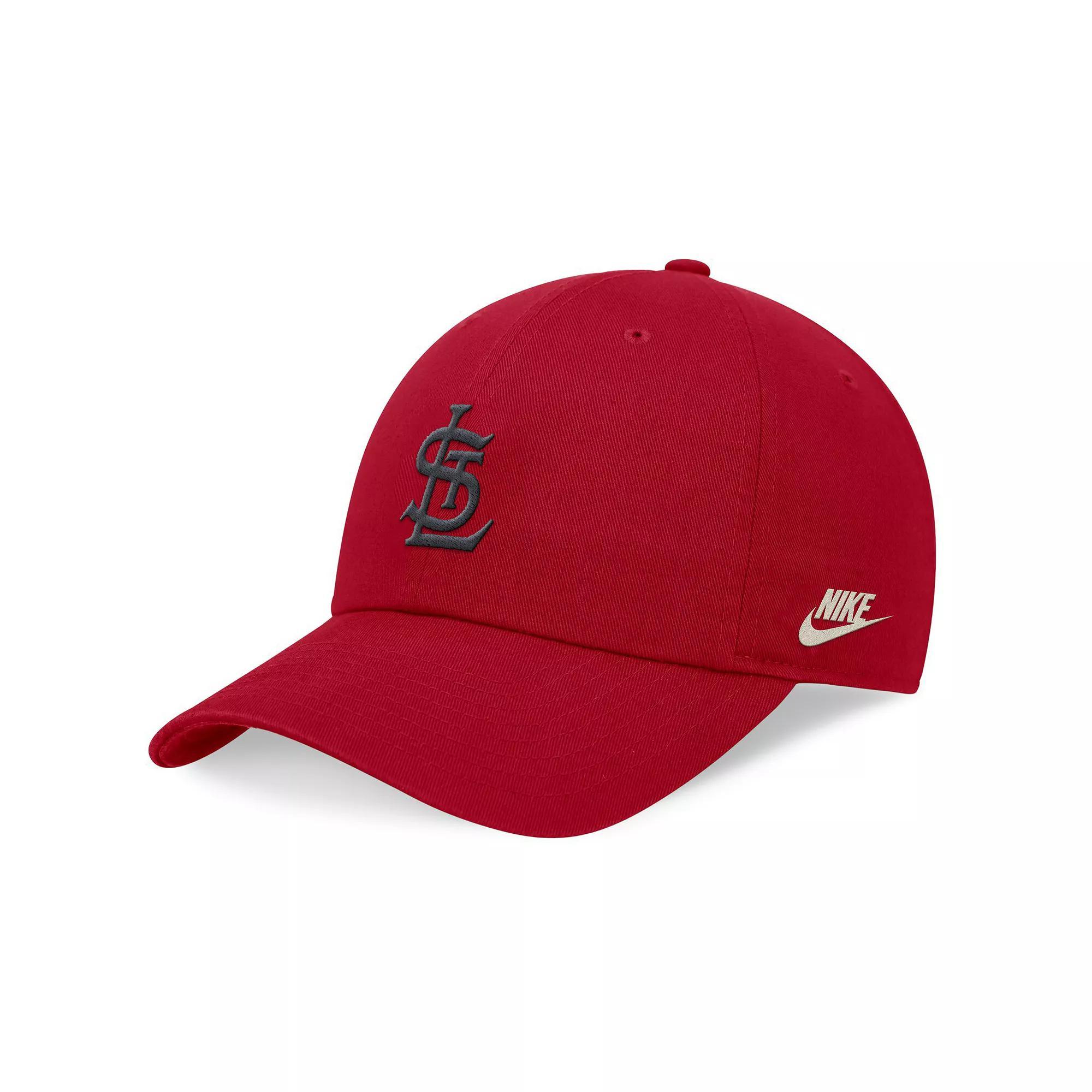 Men's Nike Red St. Louis Cardinals Rewind Cooperstown Collection Club Adjustable Hat,  Product Image