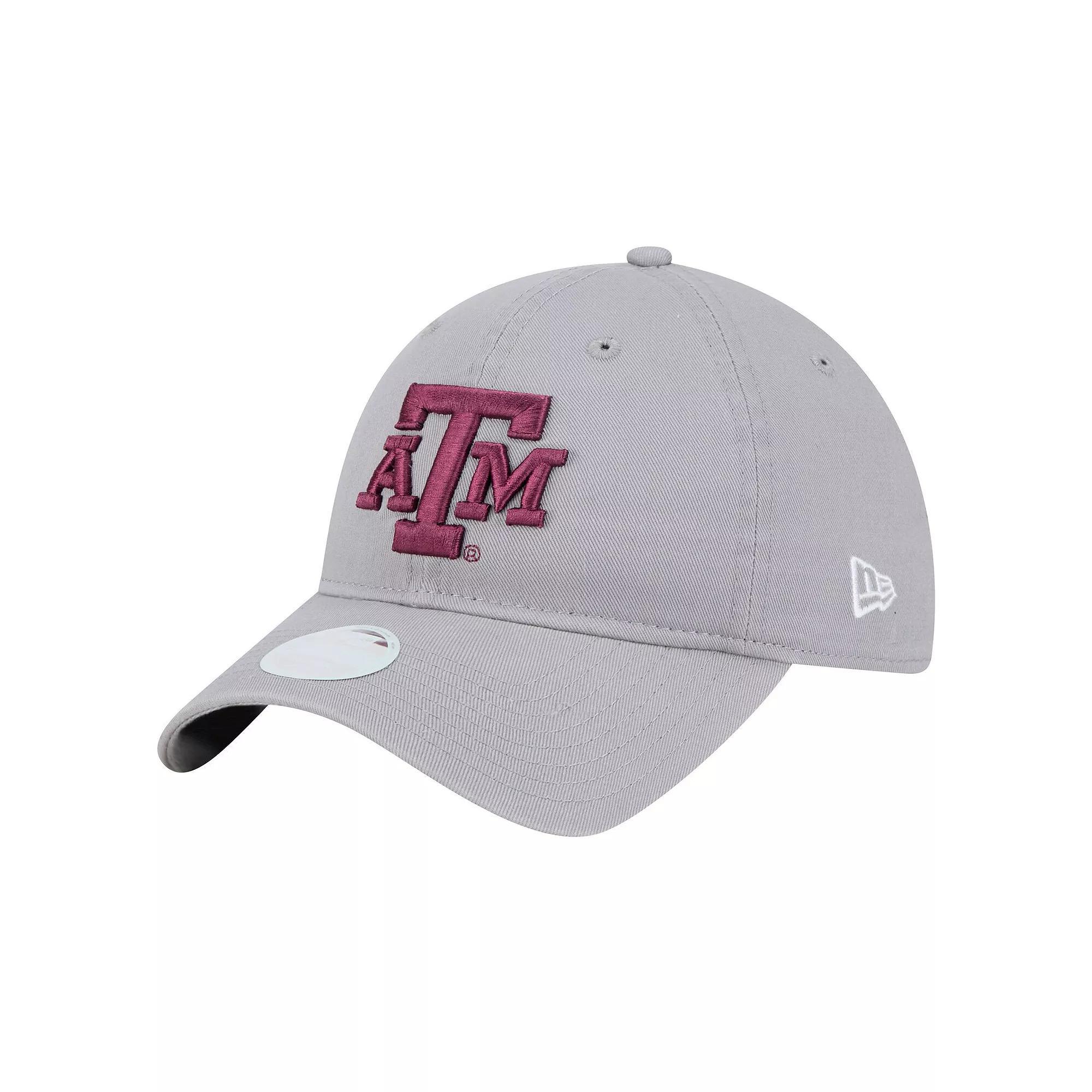 Women's New Era Gray Texas A&M Aggies Logo 9TWENTY Adjustable Hat, Grey Product Image