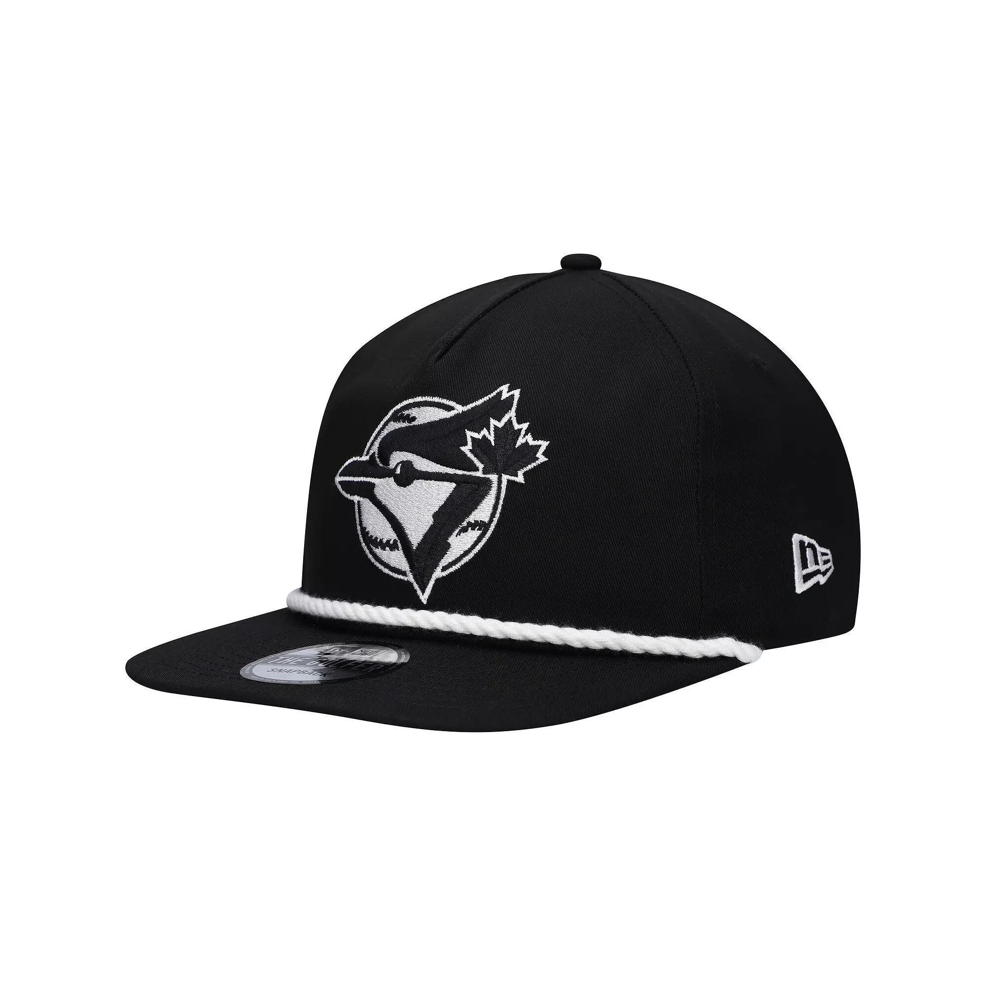 Men's New Era Black Toronto Blue Jays Golfer Snapback Hat, Jay Black Product Image