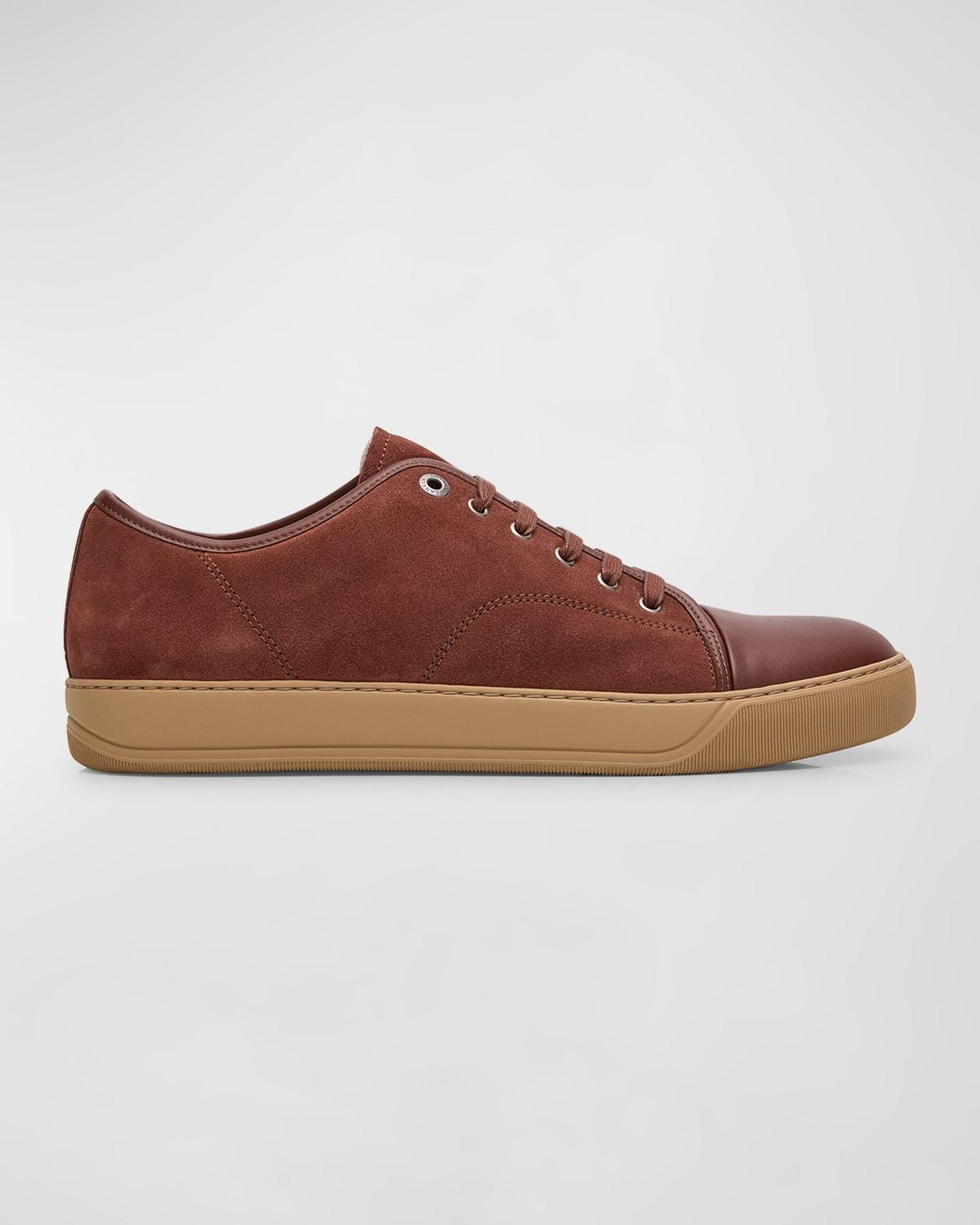 Men's Matte Cap-Toe Low-Top Sneakers Product Image