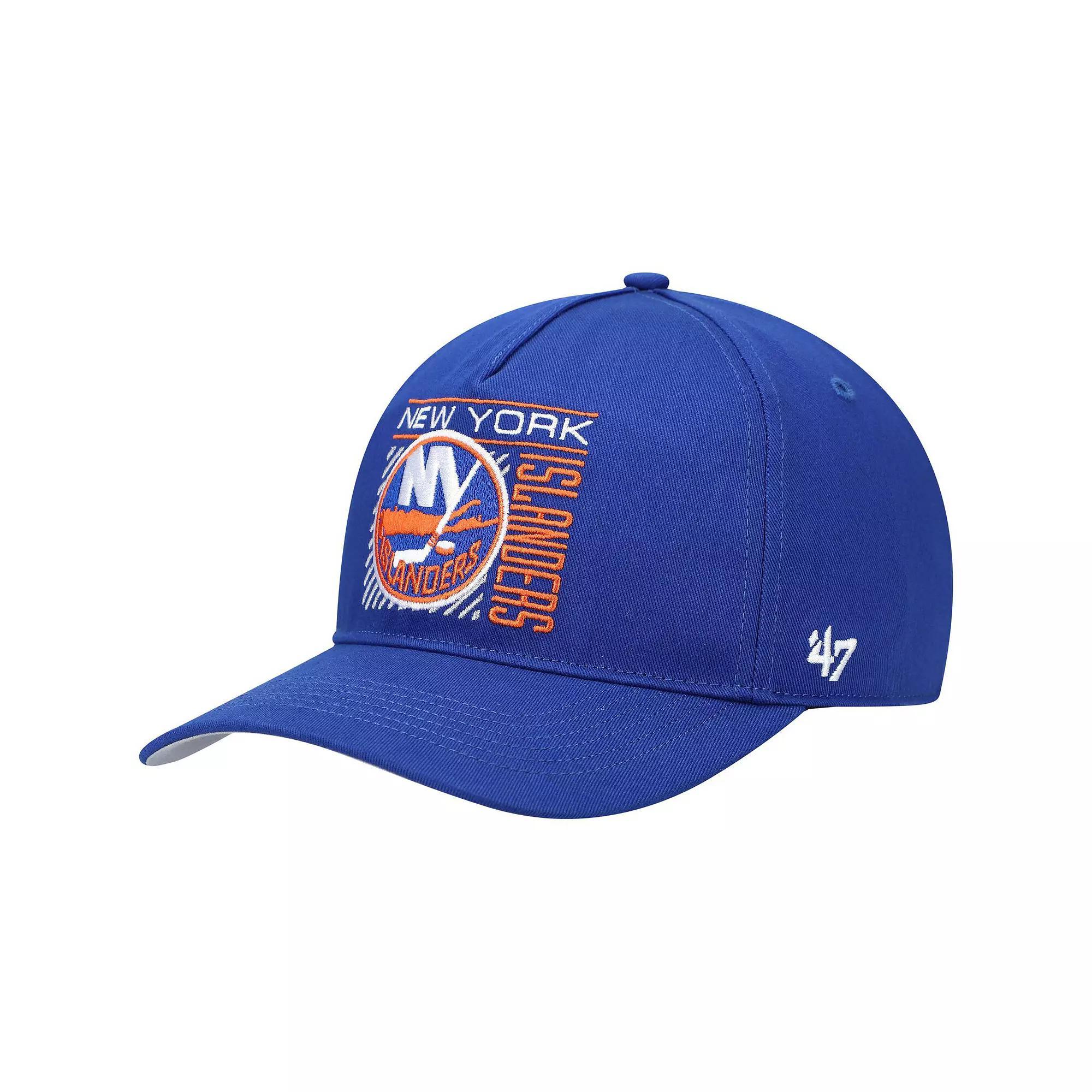 Men's '47 Royal New York Islanders Reflex Hitch Snapback Hat, Isl Blue Product Image