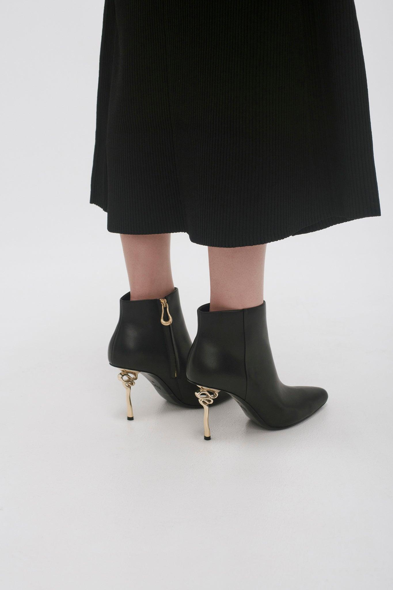 Quinn Ribbon Heel Ankle Boot Product Image